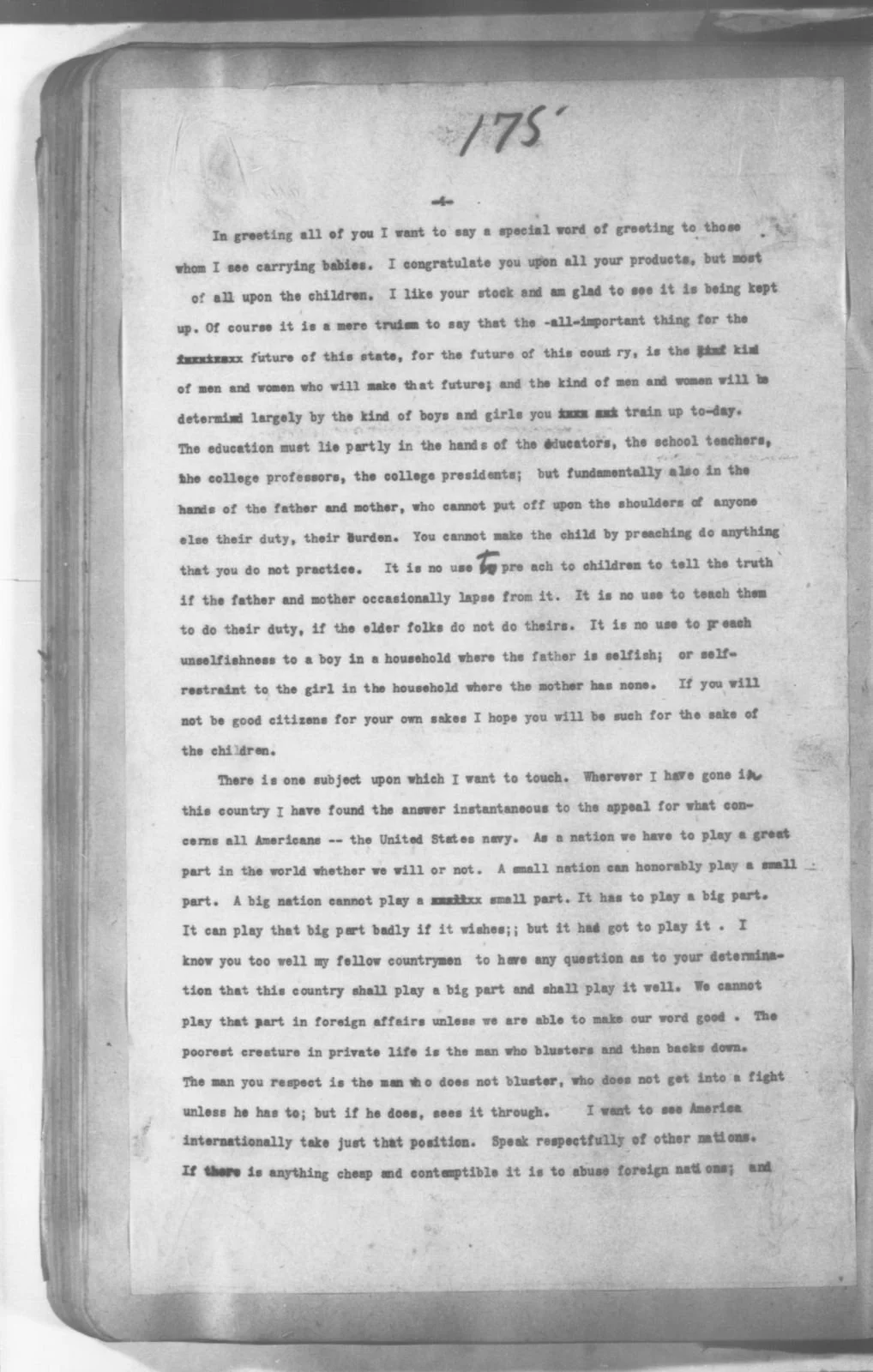 Page 4 of President Roosevelt's Evanston Speech