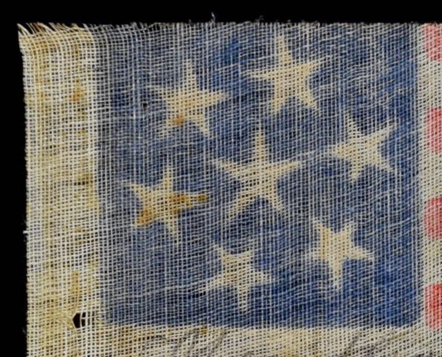 3. 7 Star Antique Flag with Handwritten Overprint.jpg