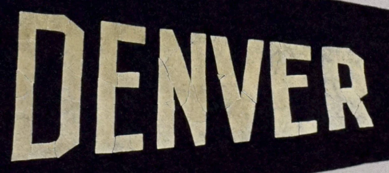 4. Antique 1914 Denver National Western Stock Show Pennant.jpg