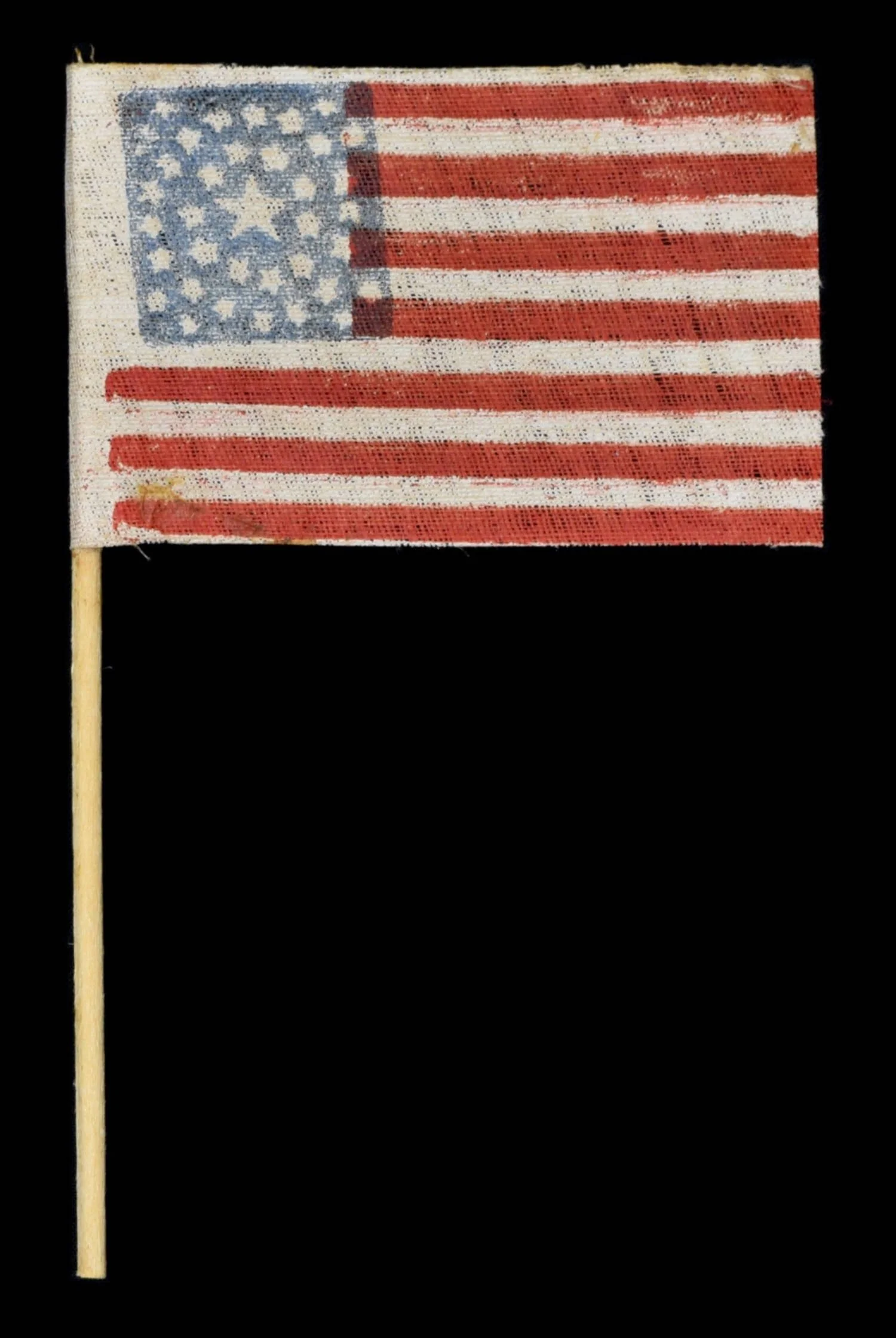 36 Star Antique Parade Flag with a Medallion Configuration | Nevada Statehood | Circa 1864-1867