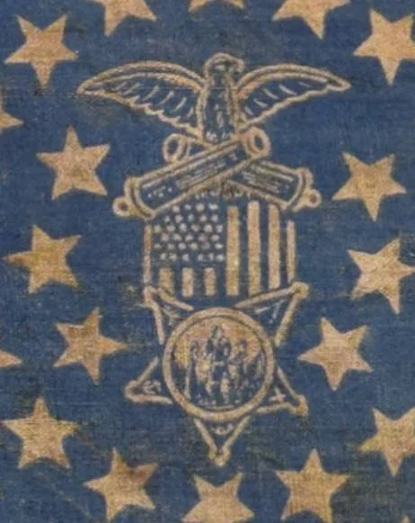 4. 45 Star Antique Flag with Medallion and GAR Overprint.jpg