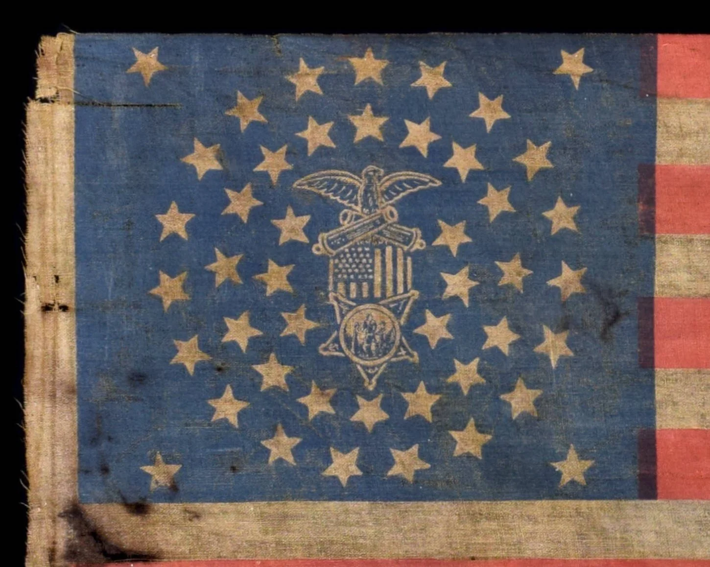3. 45 Star Antique Flag with Medallion and GAR Overprint.jpg