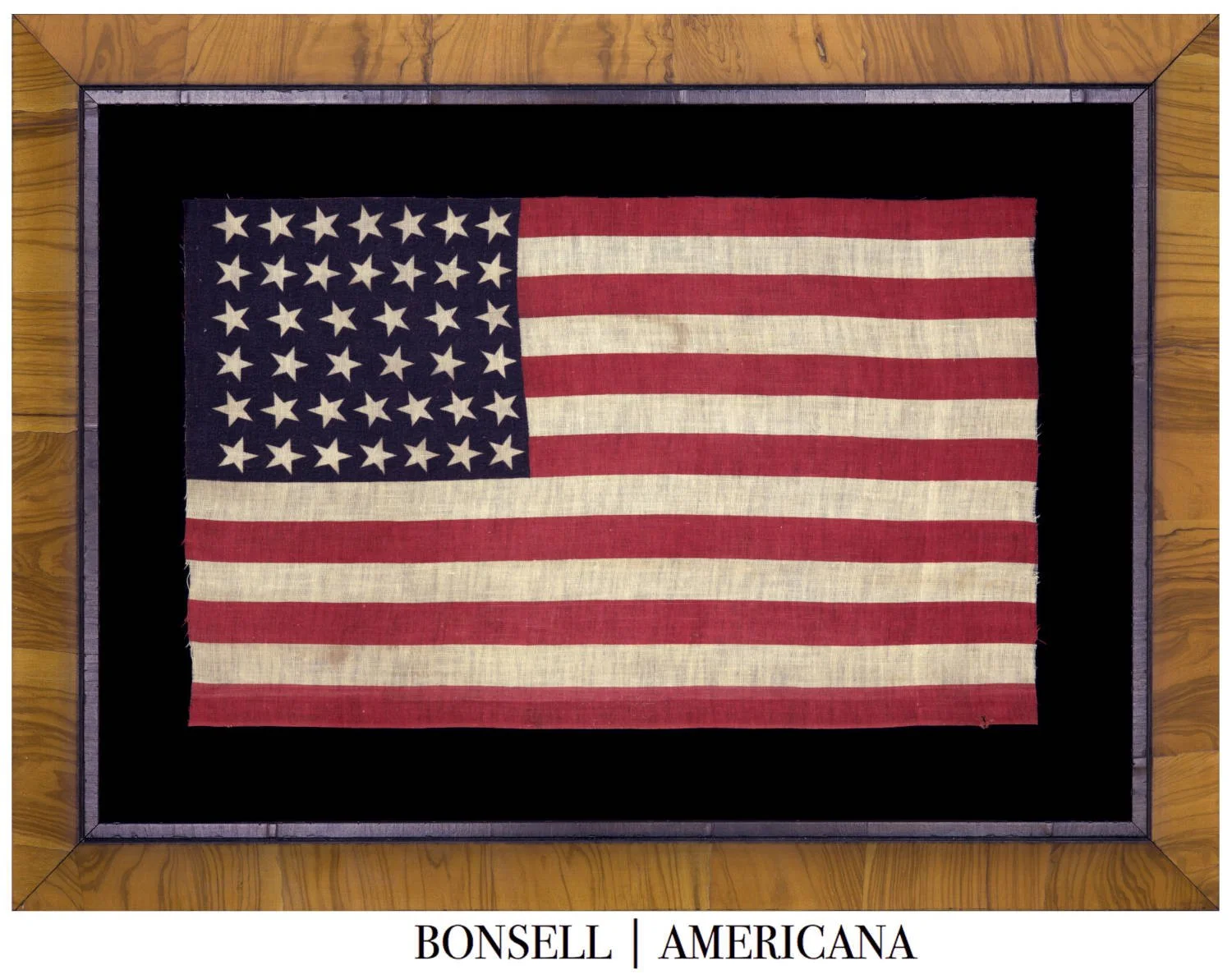 Extremely Scarce 40 Star Antique Parade Flag | Accurate for Only Six Days | South Dakota Statehood | Circa 1889