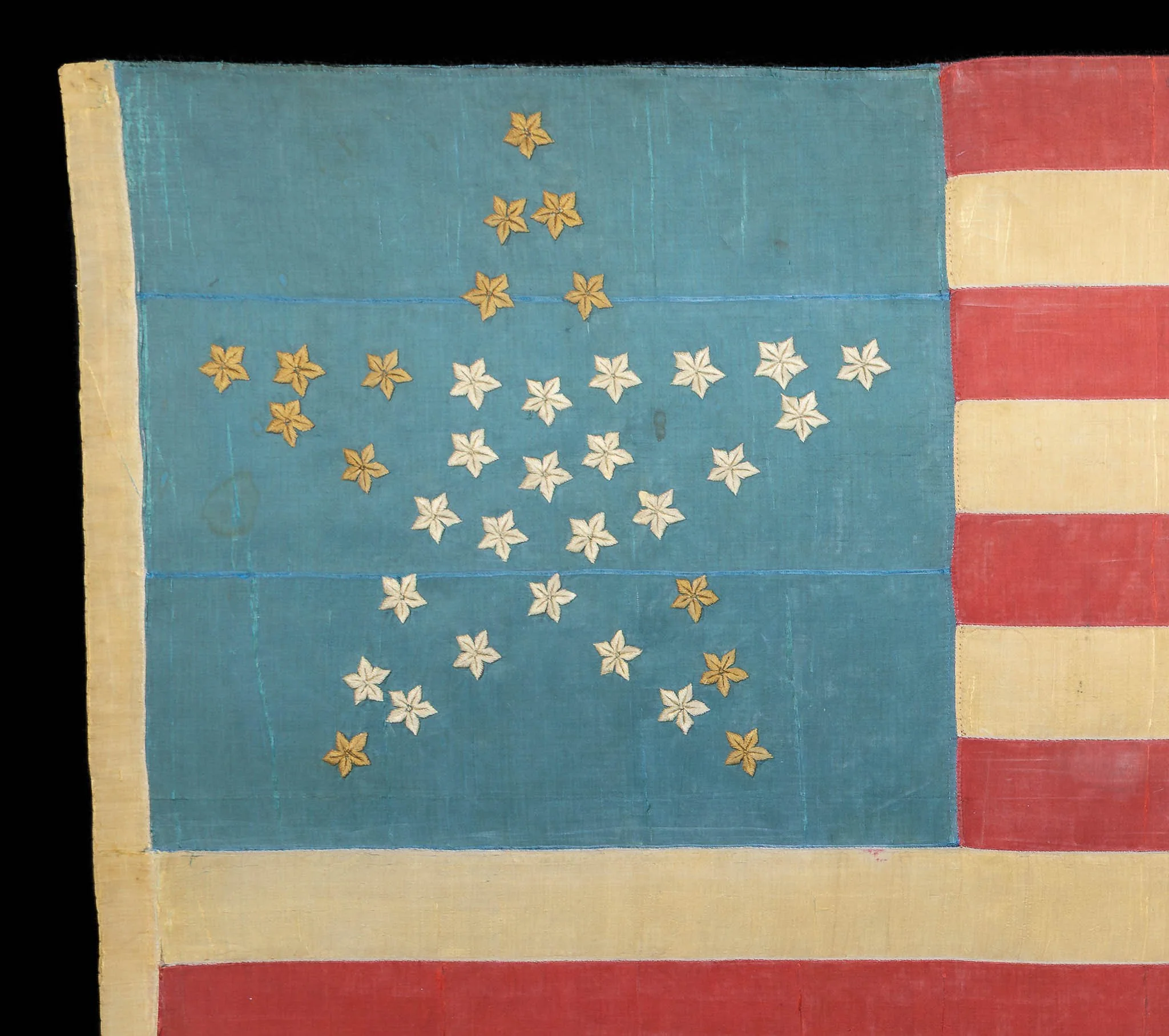 36 Star Antique Flag with a Grand Luminary Configuration -3.jpg