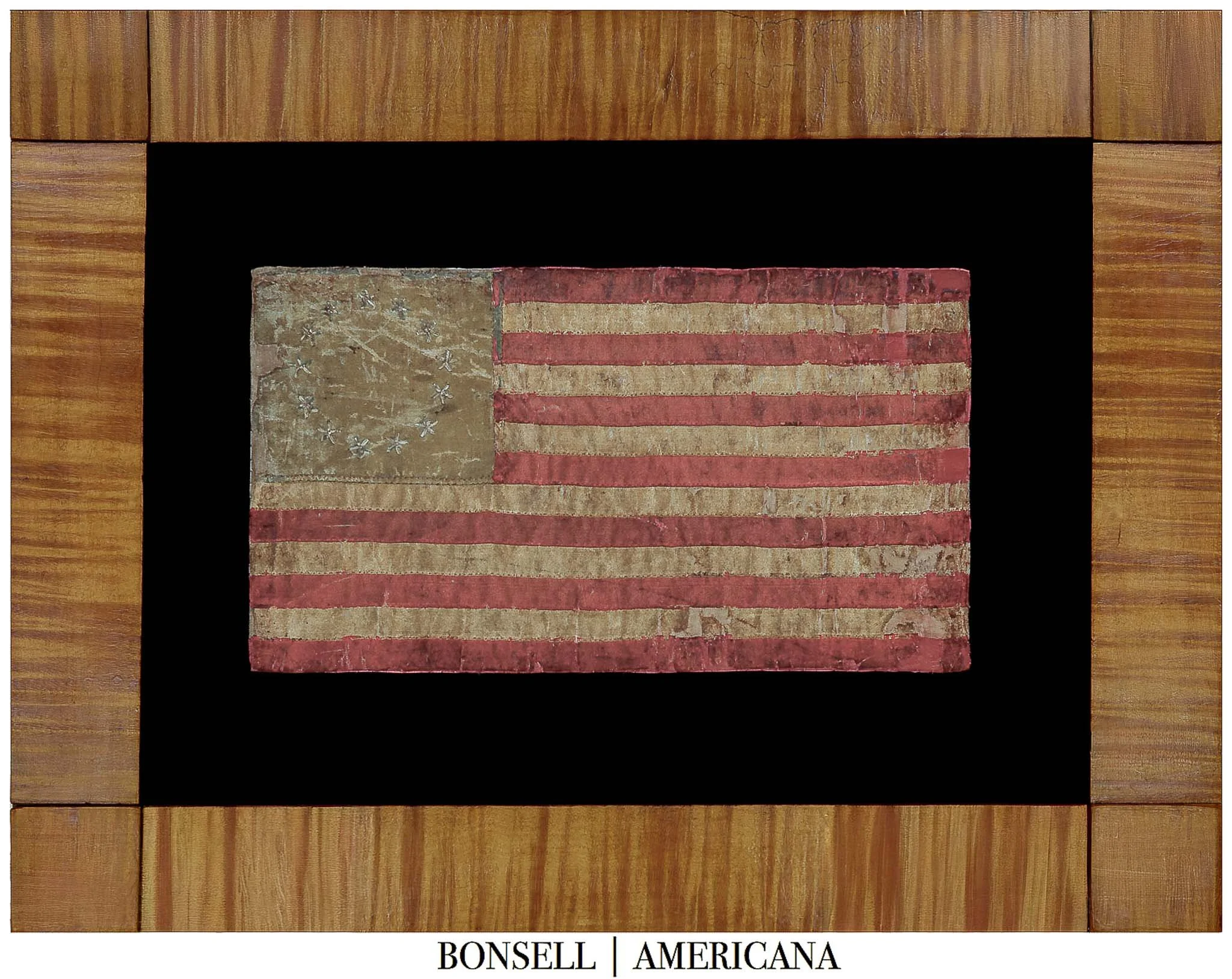 13 Star Antique Flag | Made by Descendants of Betsy Ross in Independence Hall | Features the Iconic Betsy Ross Pattern | Circa 1895–1913