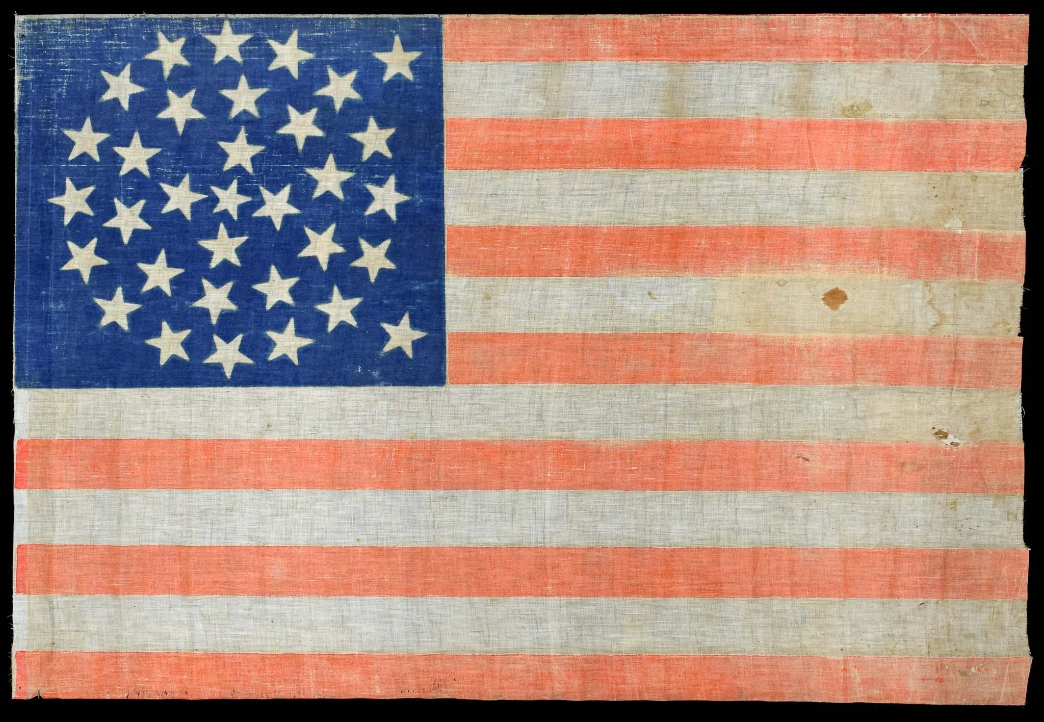 33 Star Antique American Flag with a Medallion Configuration-2.jpg