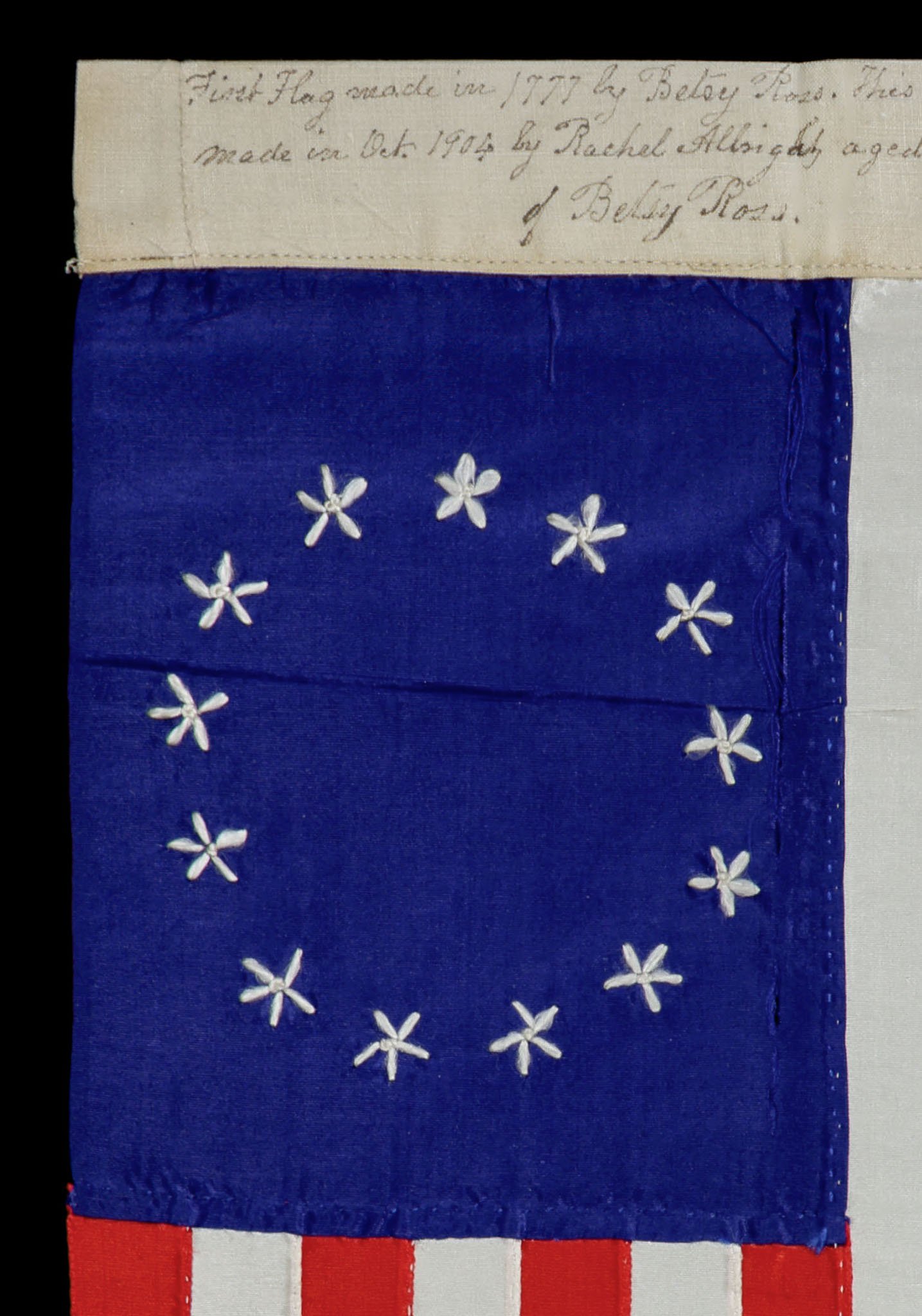 5. Antique American Flag Made by Rachel Albright in Honor of Betsy Ross.jpg