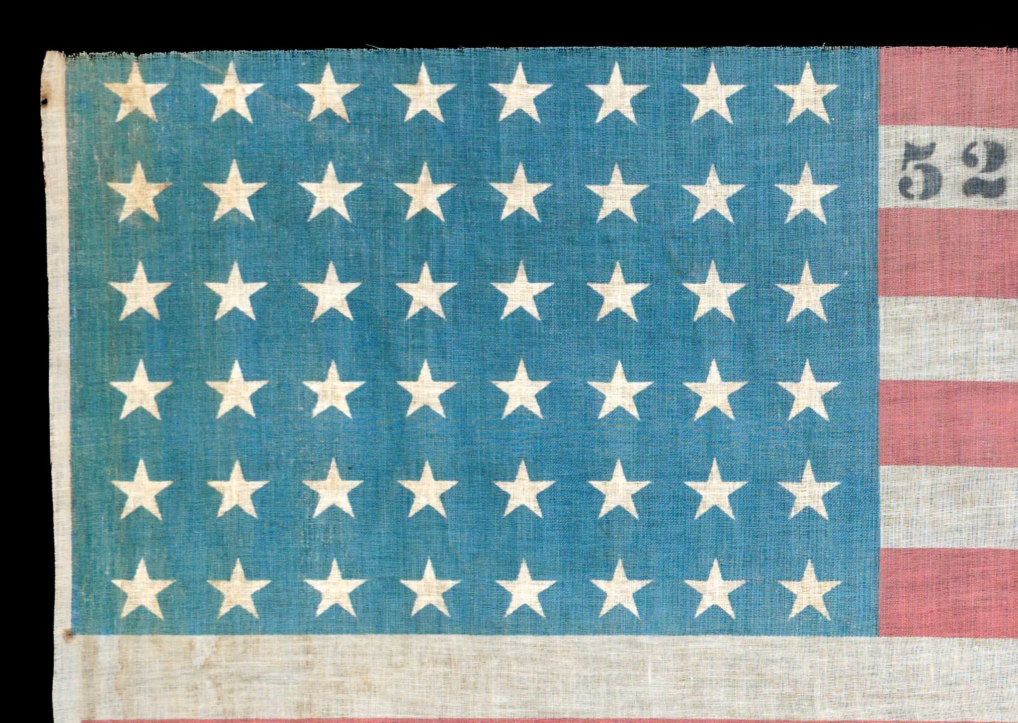 48 Star Antique Flag with 52 Ohio Volunteer Infantry Overprint-4.jpg