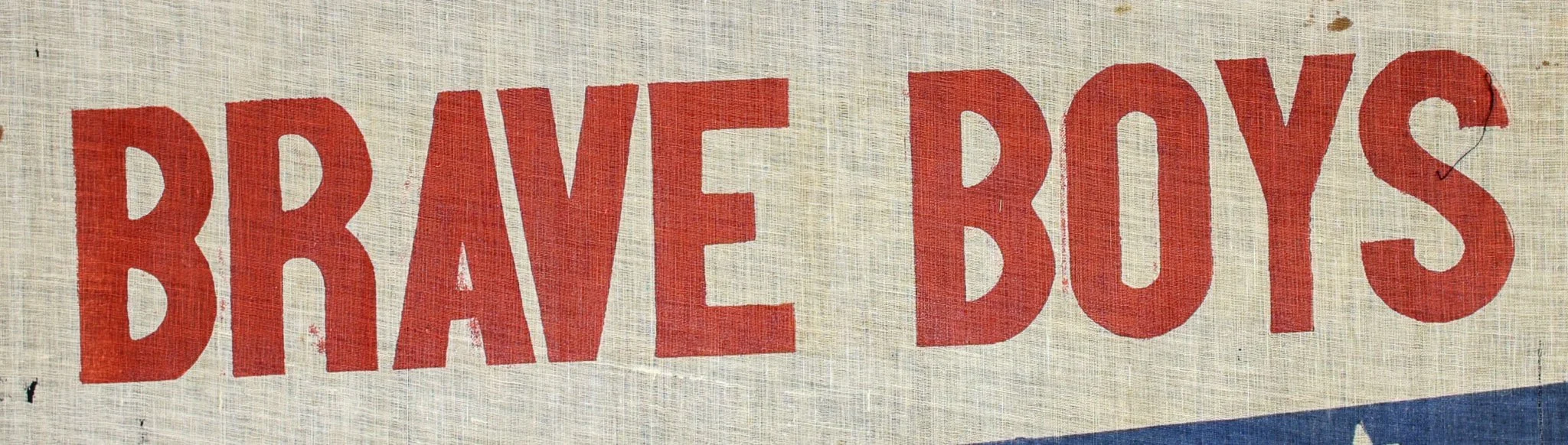 Antique Welcome Brave Boys Civil War Banner-5.jpg