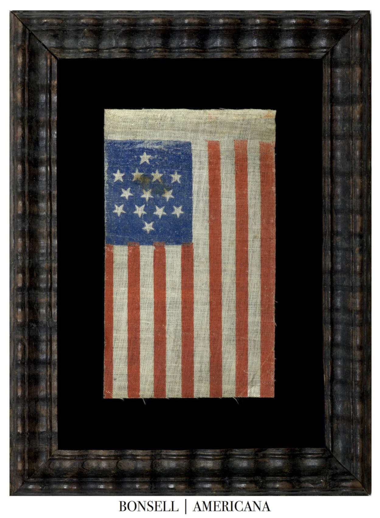 Rare 13 Star Parade Flag with a Star of David Configuration | A Unique Display of American Patriotism with a Possible Religious or Heraldic Connection | Circa 1860-1890