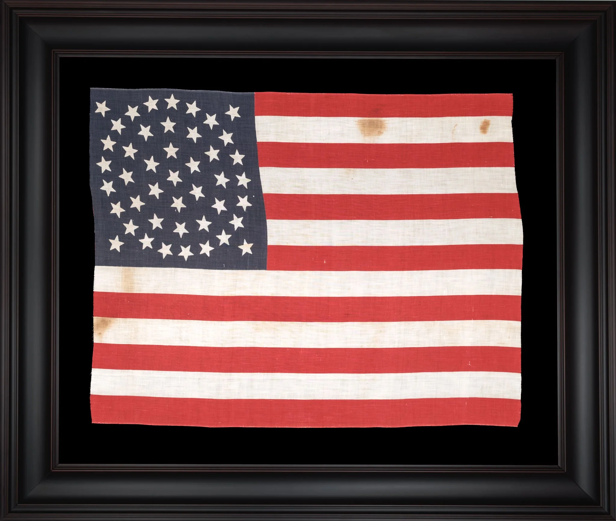 Large Scale 44 Star Antique Flag with an Impressive Medallion Star Pattern | Wyoming Statehood | Circa 1890-1896