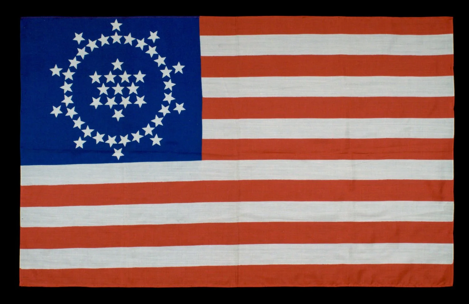 Rare and Historically Significant Whipple Flag | Features a Dynamic Star Pattern That Nearly Became Official | Circa 1909-1912