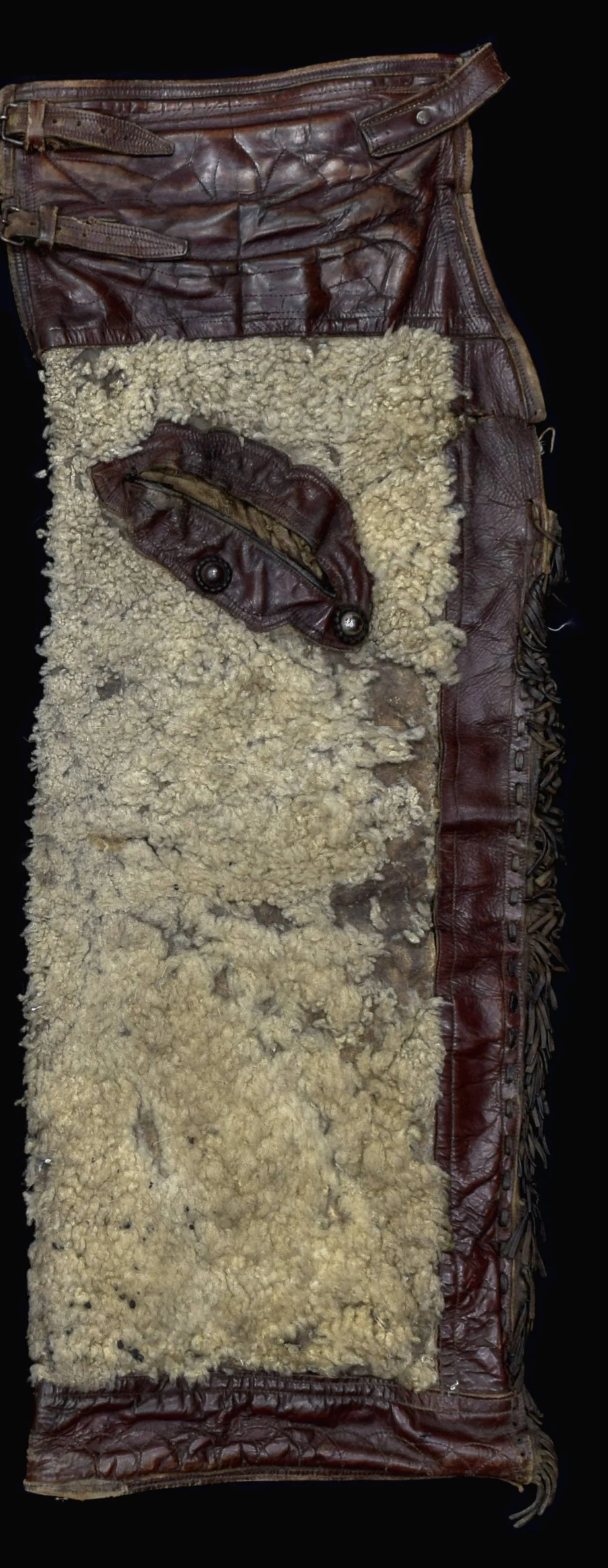 4. Antique Sheep Skin Chaps from the CS Cattle Company, Located in Cimmarron, New Mexico.jpg