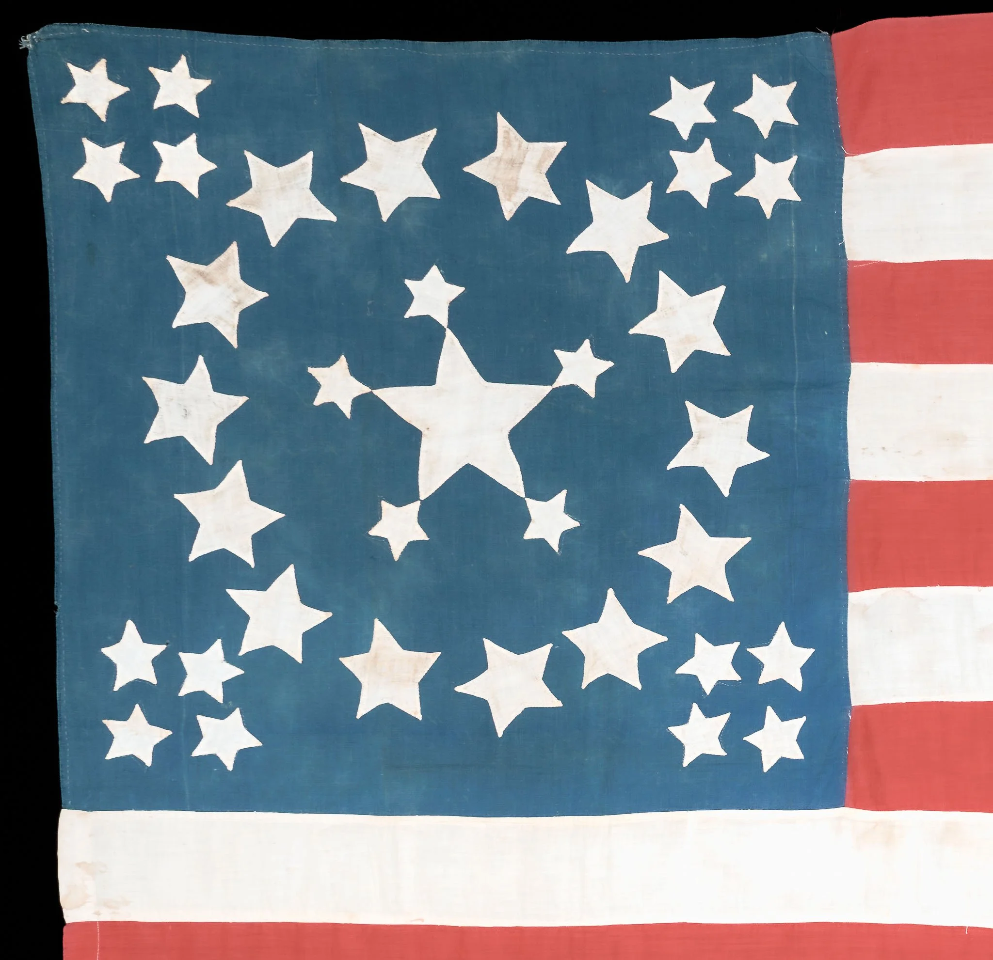 36 Star Antique American Flag from Mother -3.jpg