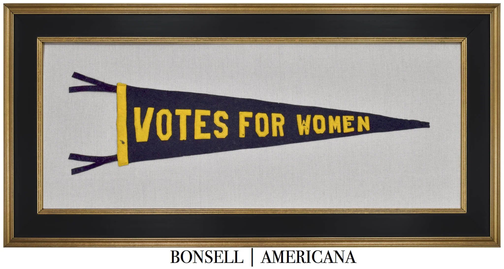 Rare “VOTES FOR WOMEN” Pennant with Interesting Proportions | Circa 1910-1920