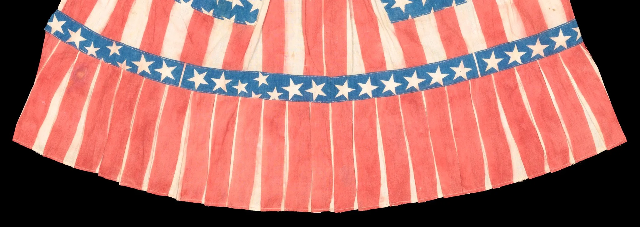 Antique Patriotic Dress Made of 38 Star Flags-6.jpg