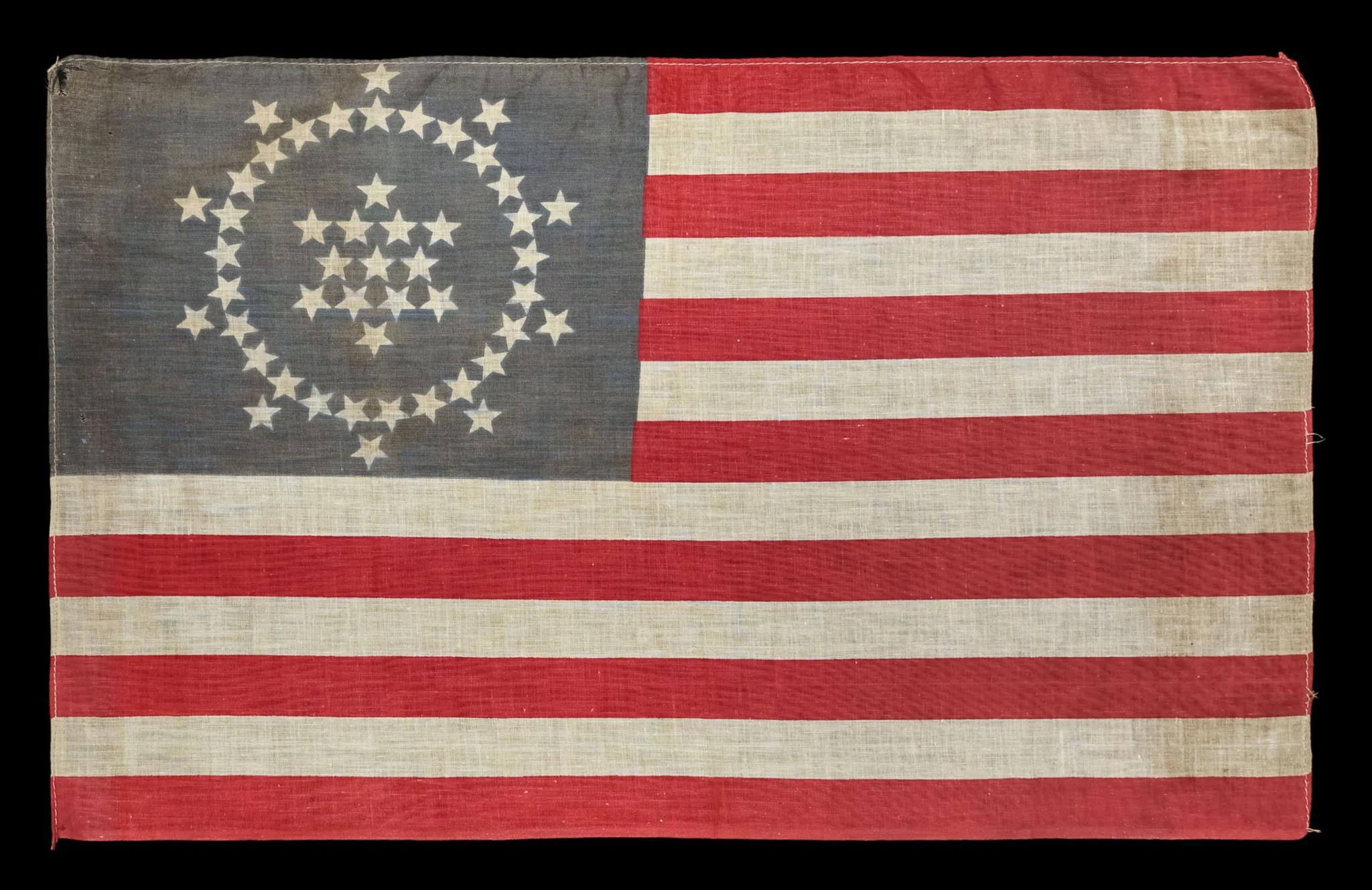 Rare and Historically Significant Whipple Flag | A Noted Contender in the Movement Toward the 48-Star Standard | Circa 1909-1912