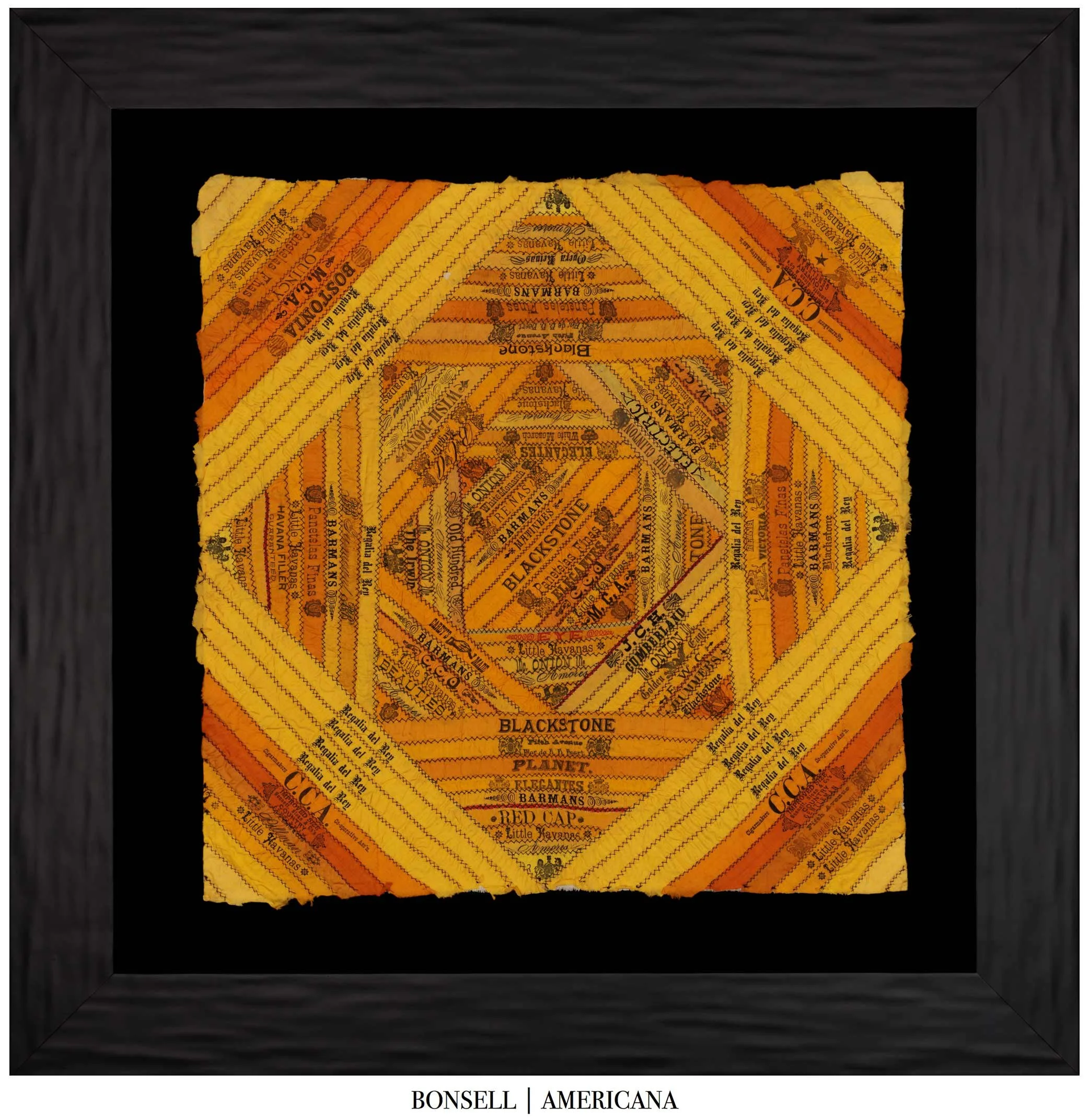 Antique Cigar Quilt | Perfect Scale and Striking Design | Circa 1880-1910