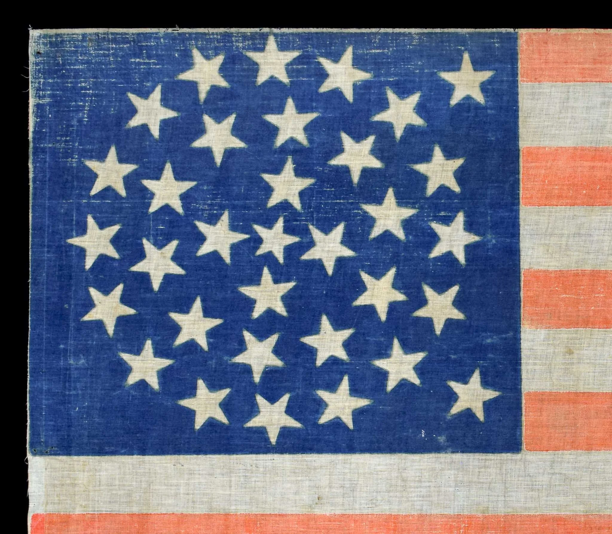 33 Star Antique American Flag with a Medallion Configuration-3.jpg