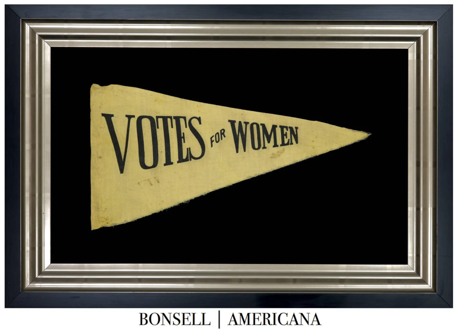Rare Antique Votes for Women Suffrage Pennant | A Symbol of the Women’s Rights Movement | Circa 1910-1920