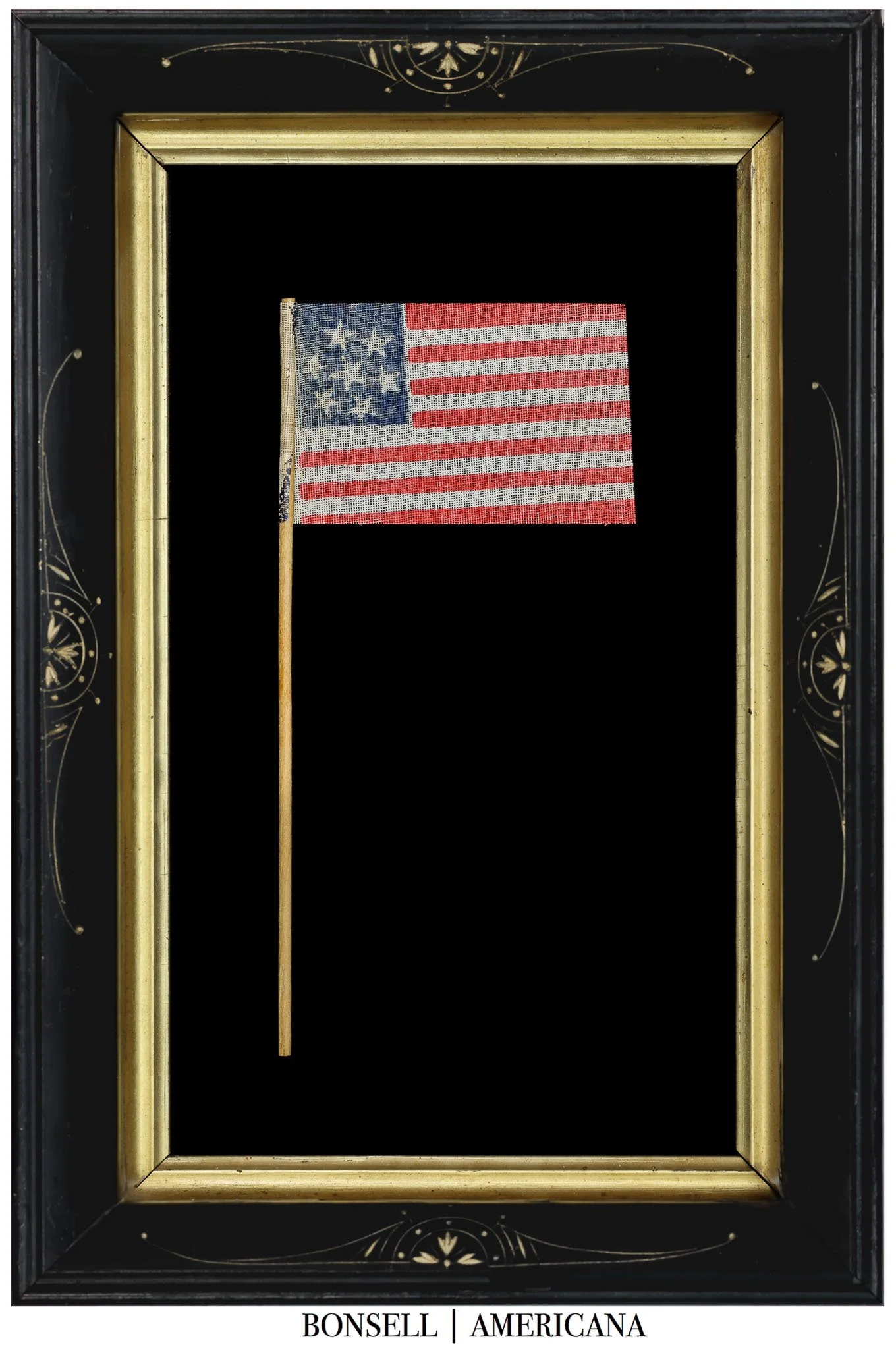 7 Star Antique American Parade Flag | Made to Represent the First Wave of Seceding States | Circa 1876-1890