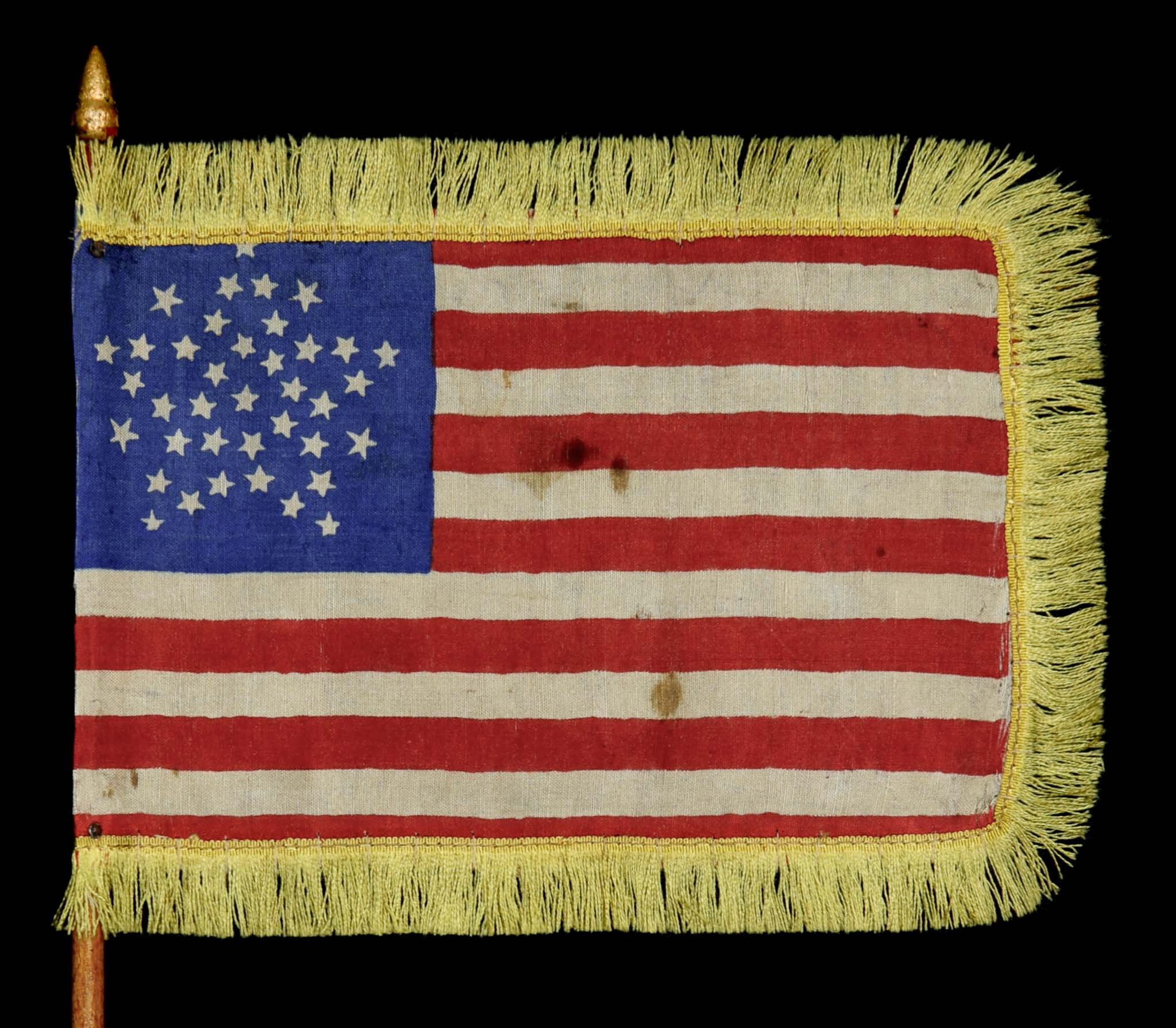 3. Antique 38 Star Flag From Abraham Lincoln's Funeral.jpg
