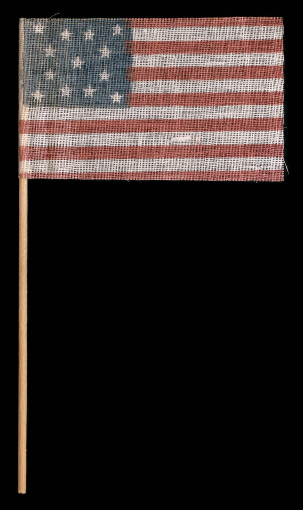 13 Star Antique US Flag with a Medallion Star Configuration | Circa 1876