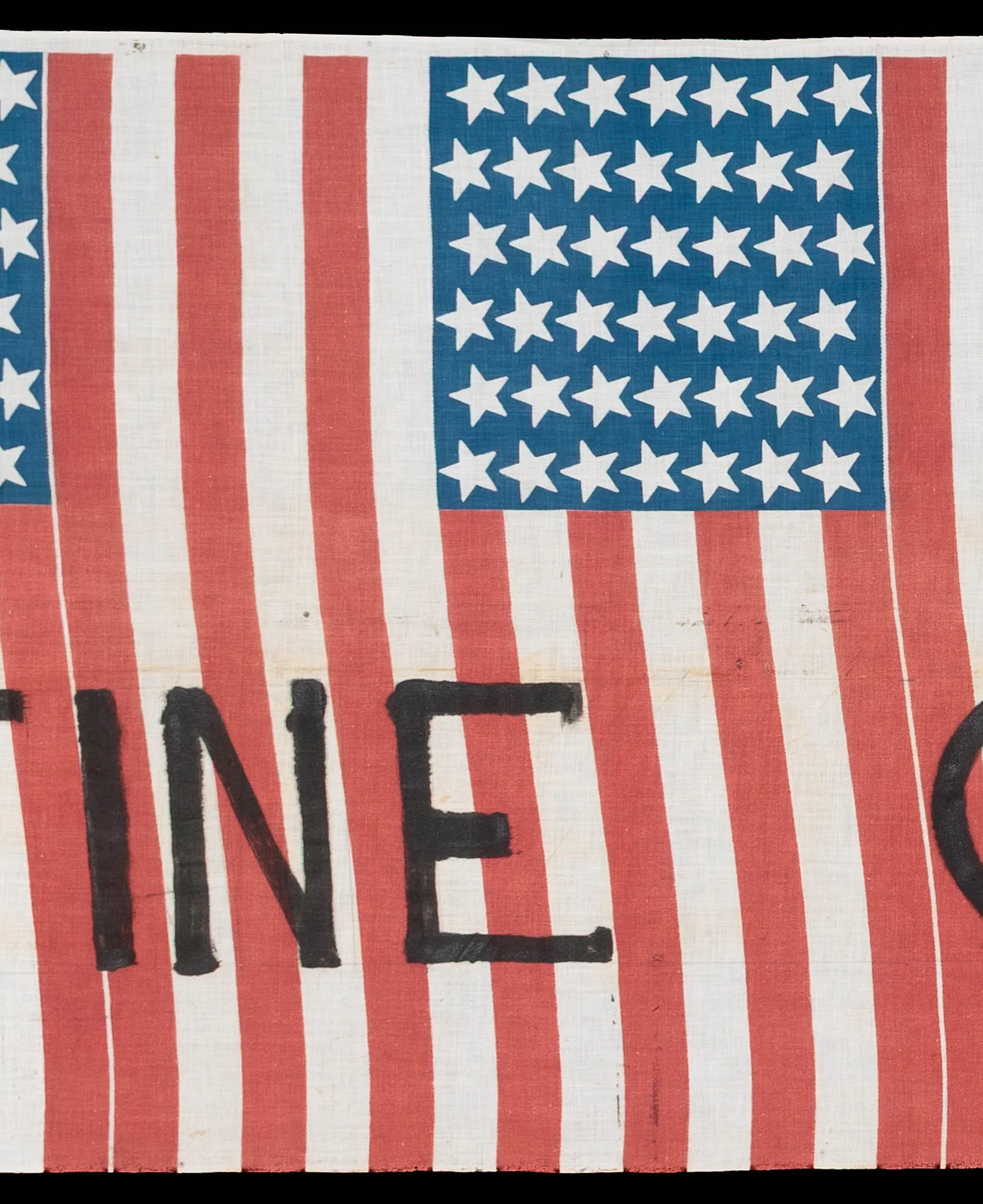 Antique Fine Groceries Banner Made of Antique Flags-7.jpg