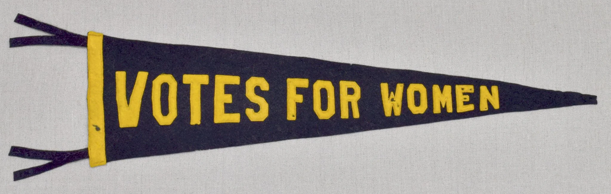 Rare “VOTES FOR WOMEN” Pennant with Interesting Proportions | Circa 1910-1920
