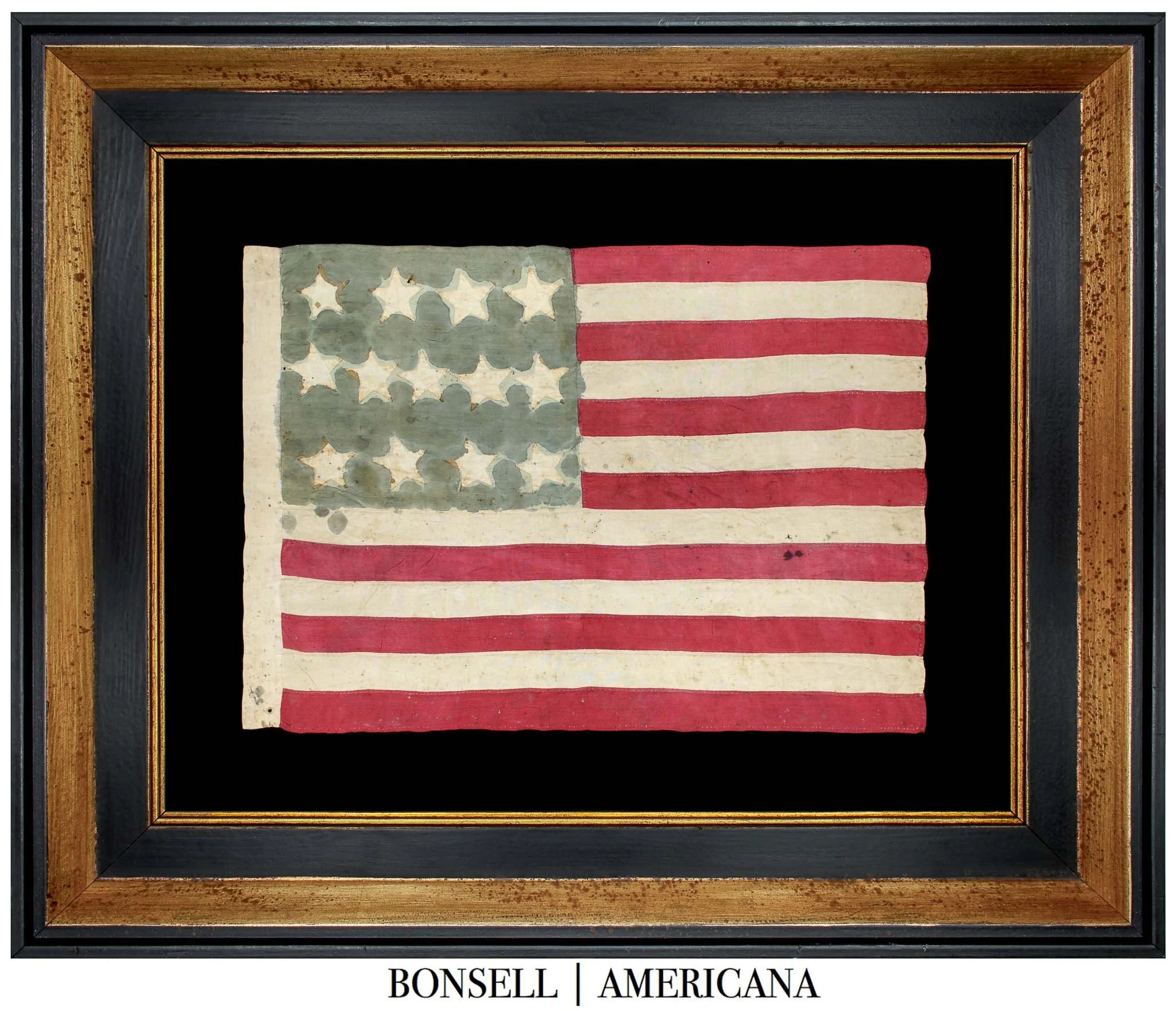 Outstanding 13 Star Antique American Flag with a 4-5-4 Pattern | Civil War to Centennial Era | Circa 1861–1876