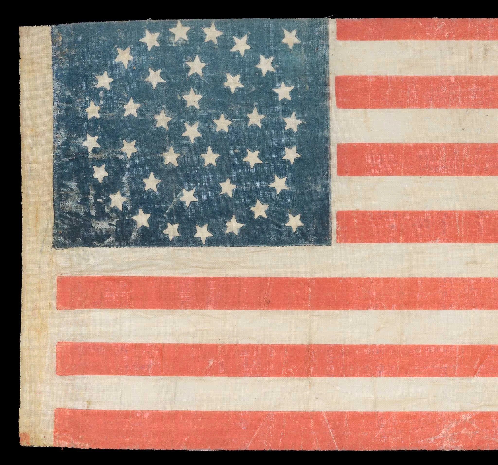 38 Star Antique American Flag with Offset Medallion Configuration-5.jpg