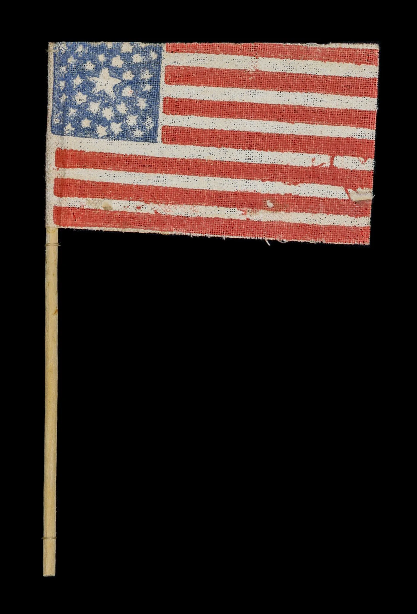 Rare 36 Star American Parade Flag | Bold Medallion Design | Nevada Statehood | Circa 1864–1867