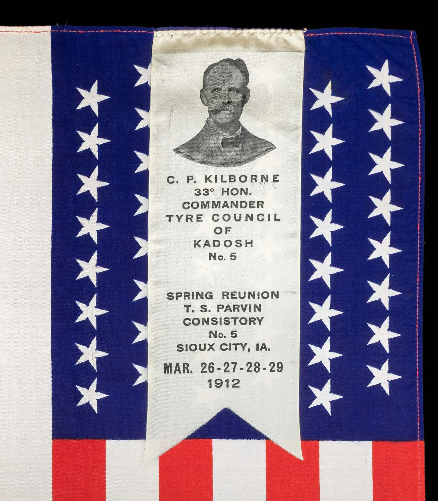 48 Star Antique Flag with Ribbon-3.jpg