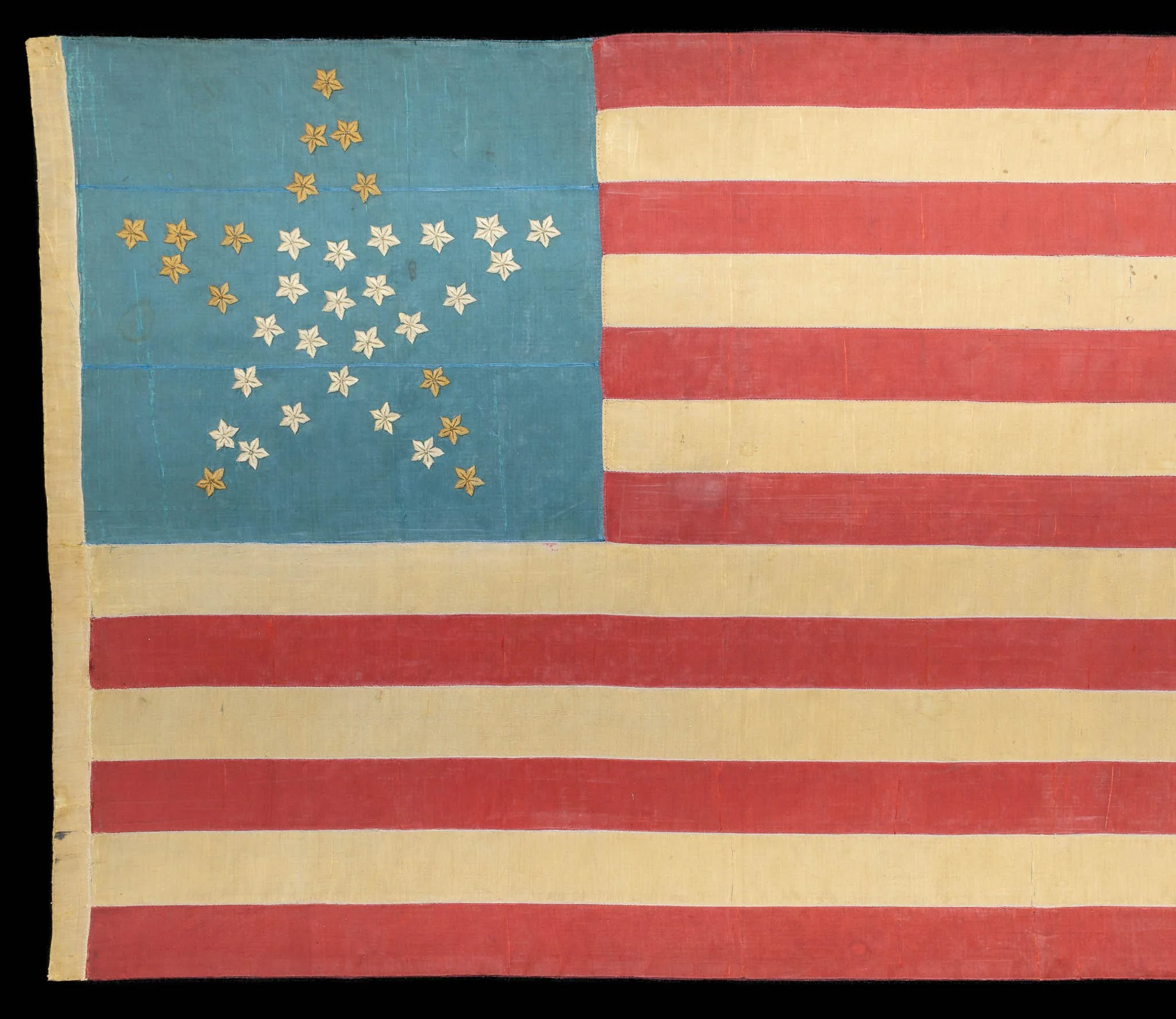 36 Star Antique Flag with a Grand Luminary Configuration -5.jpg