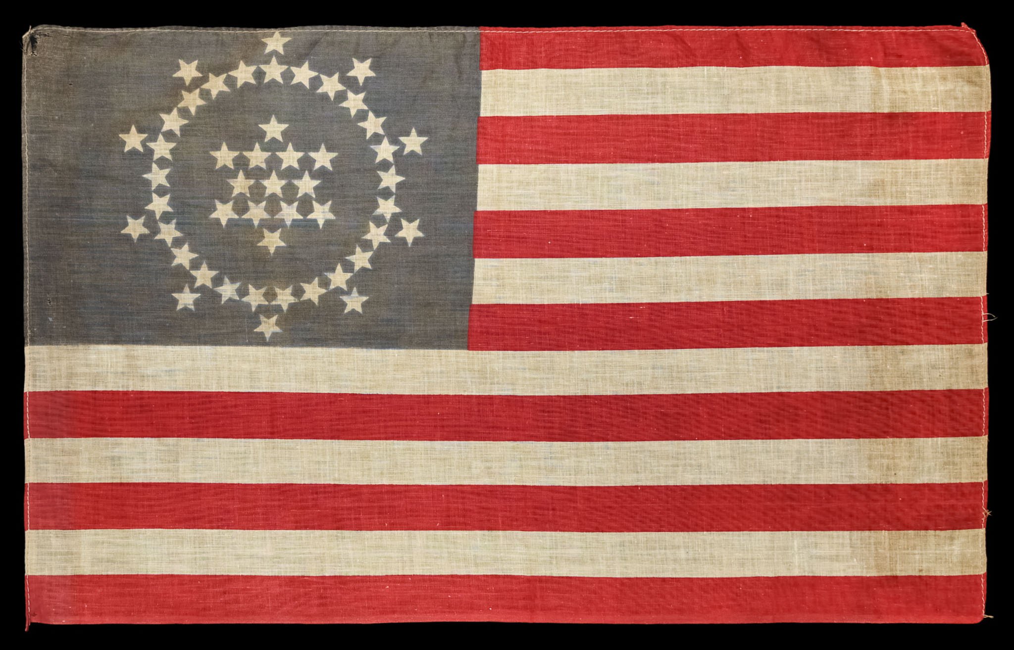 Rare and Historically Significant Whipple Flag | A Noted Contender in the Movement Toward the 48-Star Standard | Circa 1909-1912