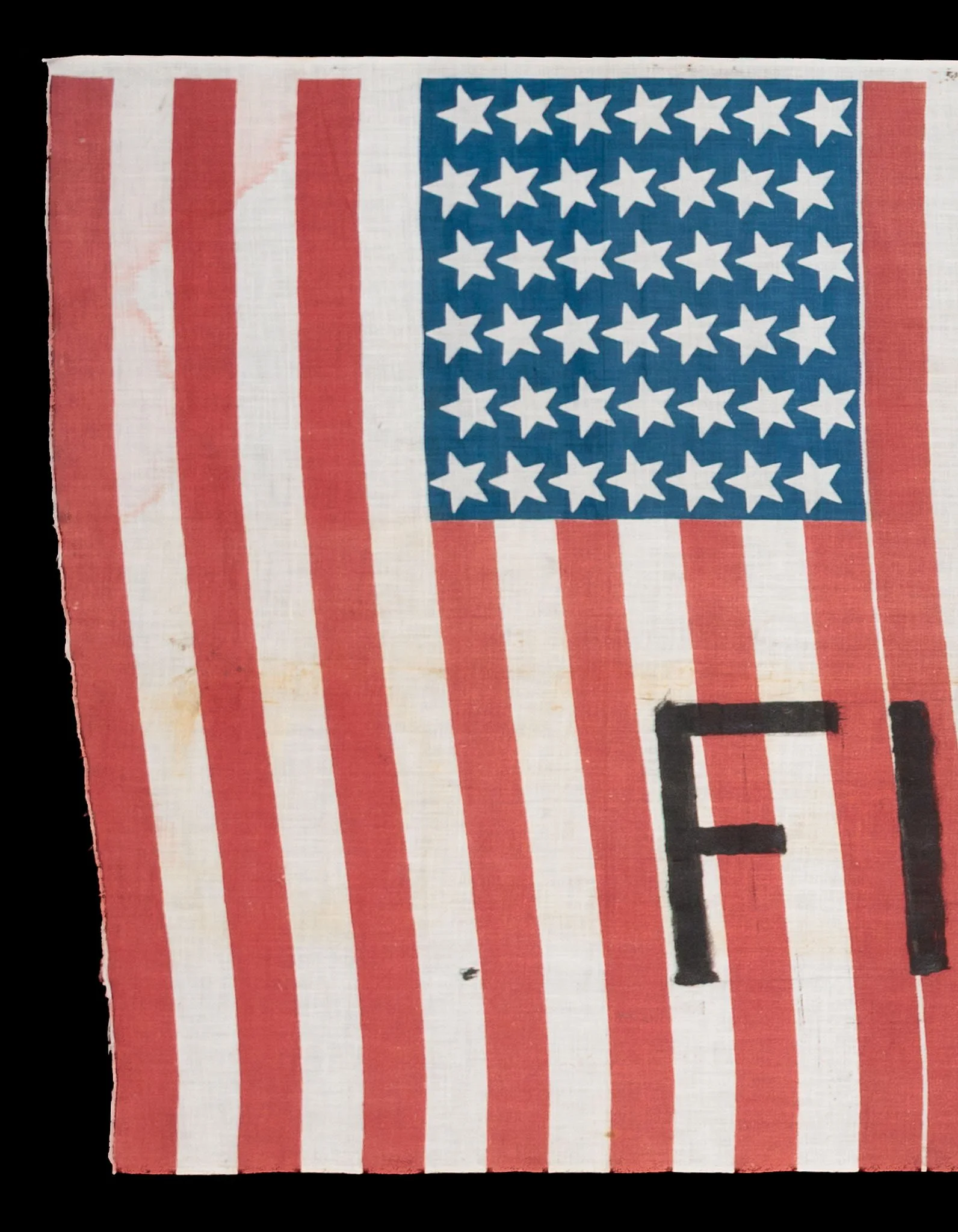 Antique Fine Groceries Banner Made of Antique Flags-6.jpg