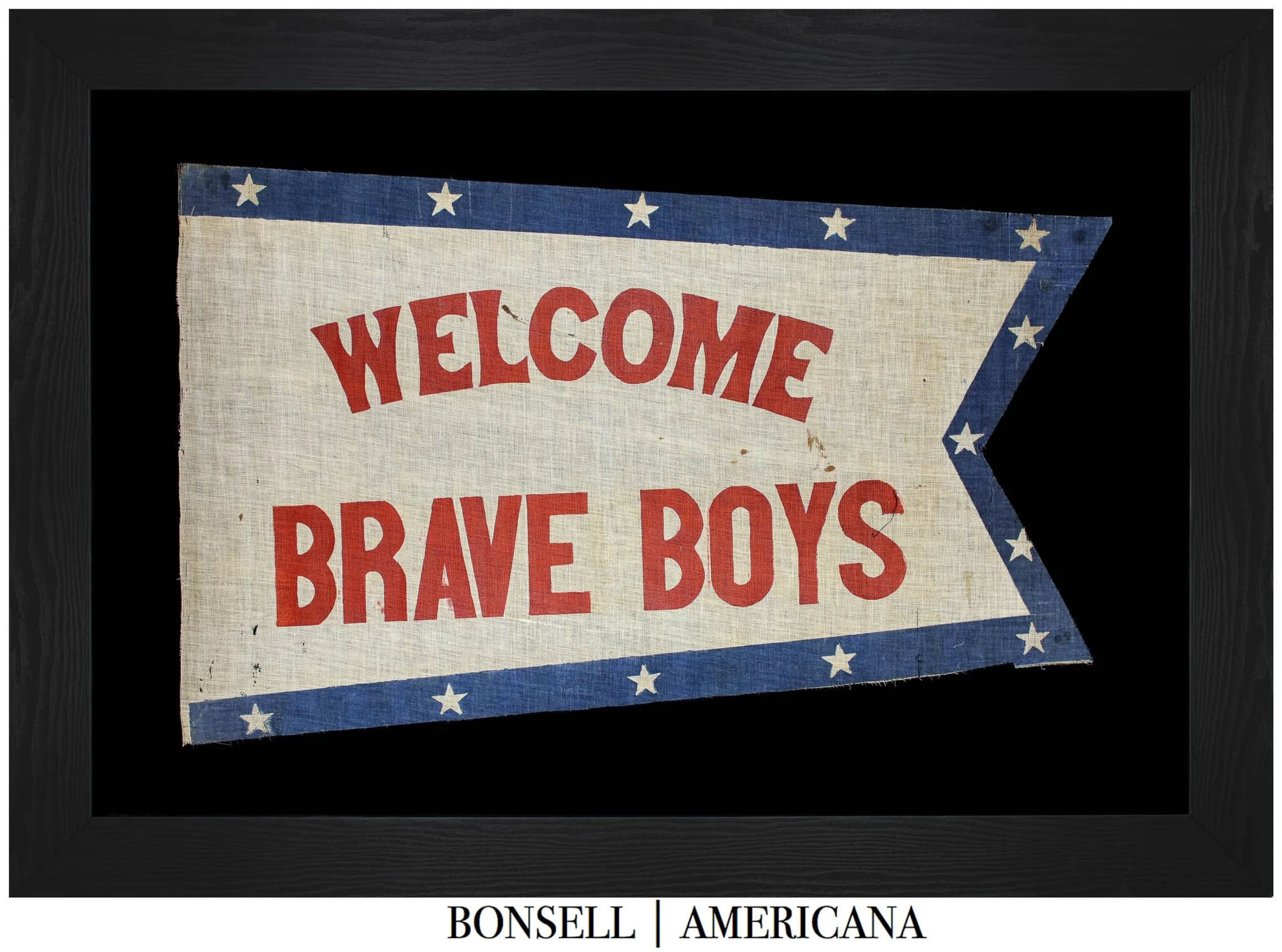 Antique Welcome Brave Boys Civil War Banner-1.jpg