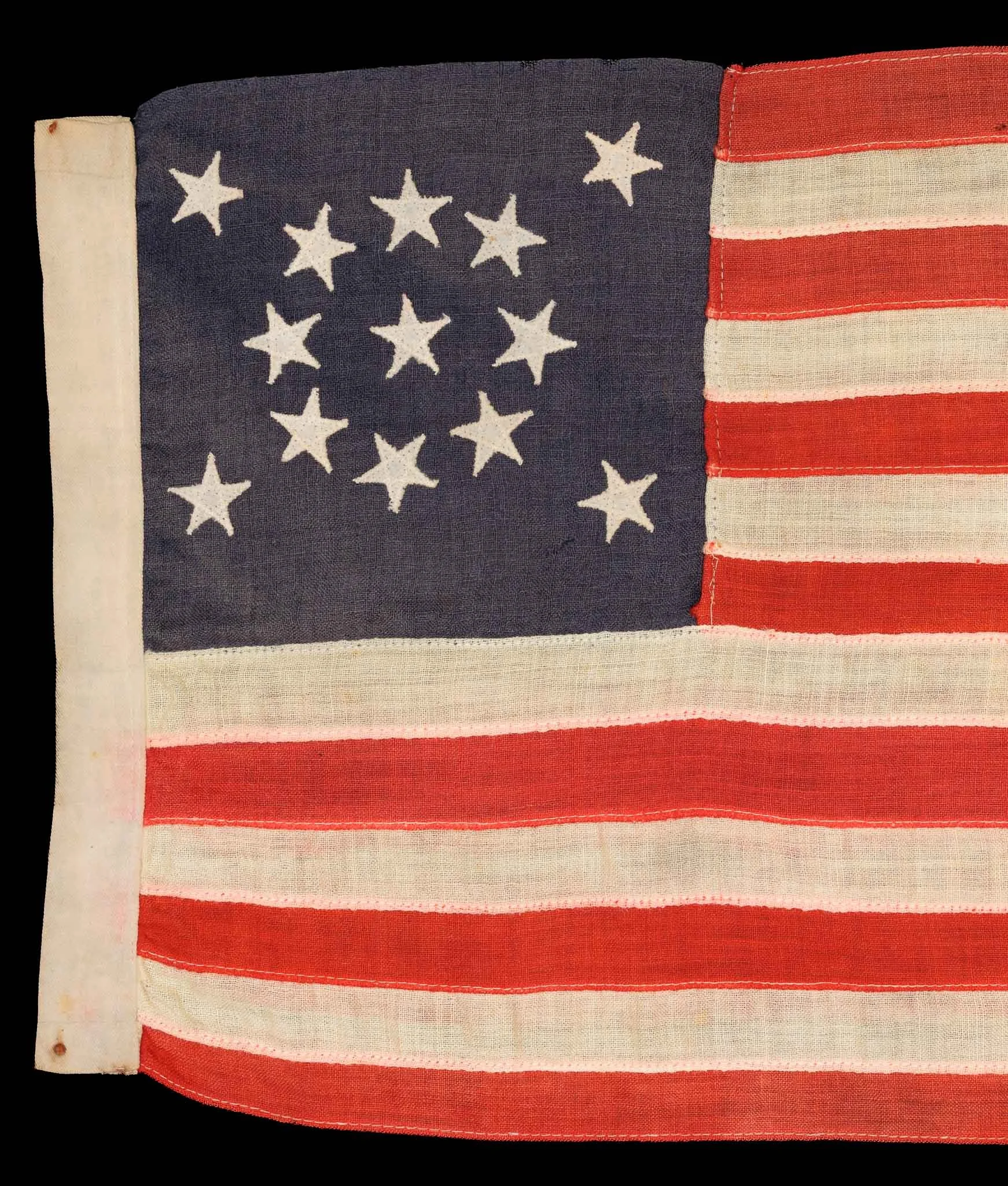 13 Star Antique Parade Flag with Medallion Configuration-5.jpg