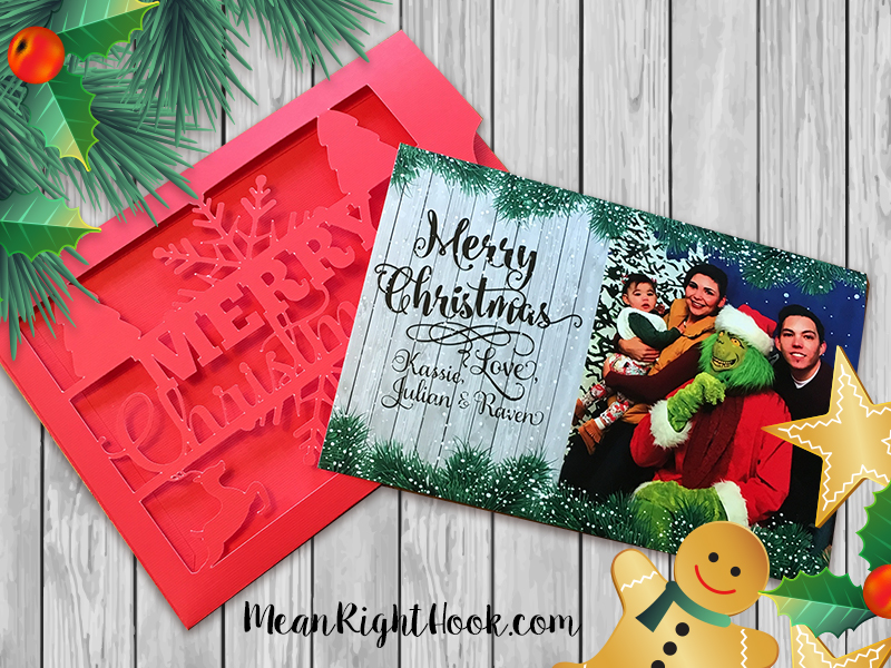 Christmas Card Sleeve | MeanRightHook.com 