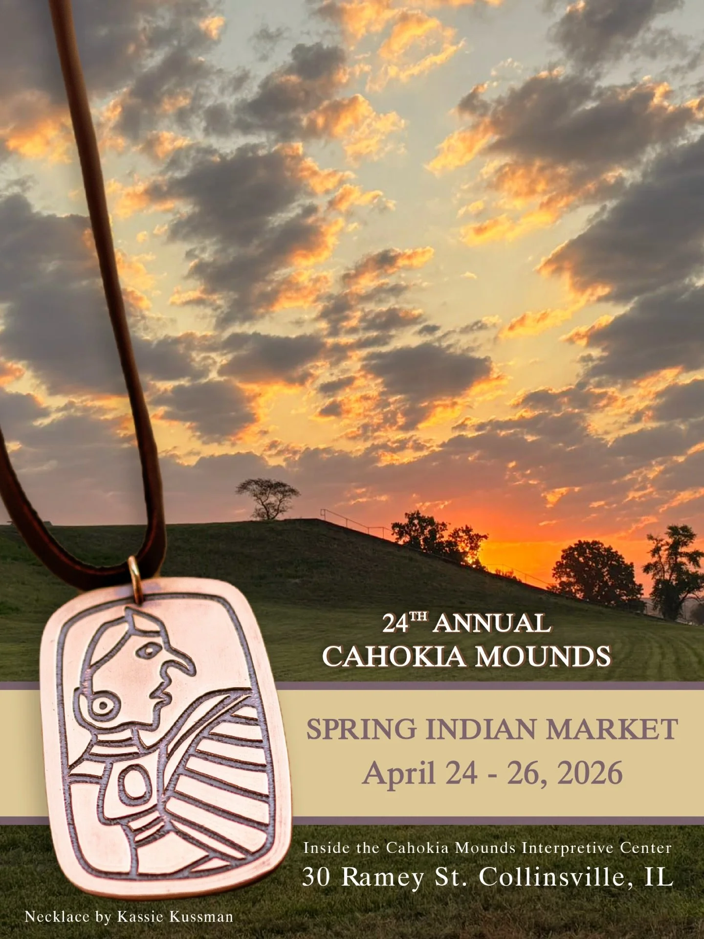 Less than one month away I&rsquo;ll be at the @cahokia_mounds Spring Indian Market April 24th - 26th. I&rsquo;ve been slowly building pieces for this show and I&rsquo;m excited to share them in person. If you&rsquo;re nearby, I&rsquo;d love to see yo