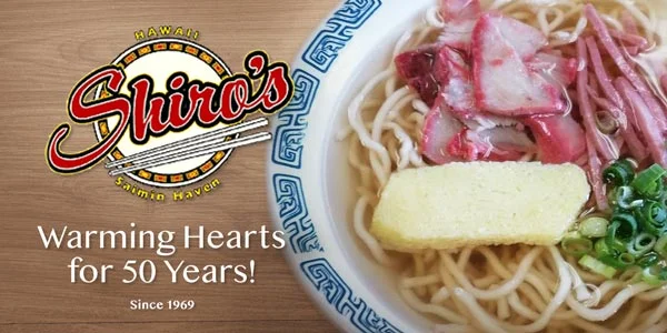 Congratulations on 50 Years, Shiro's Saimin Haven!
