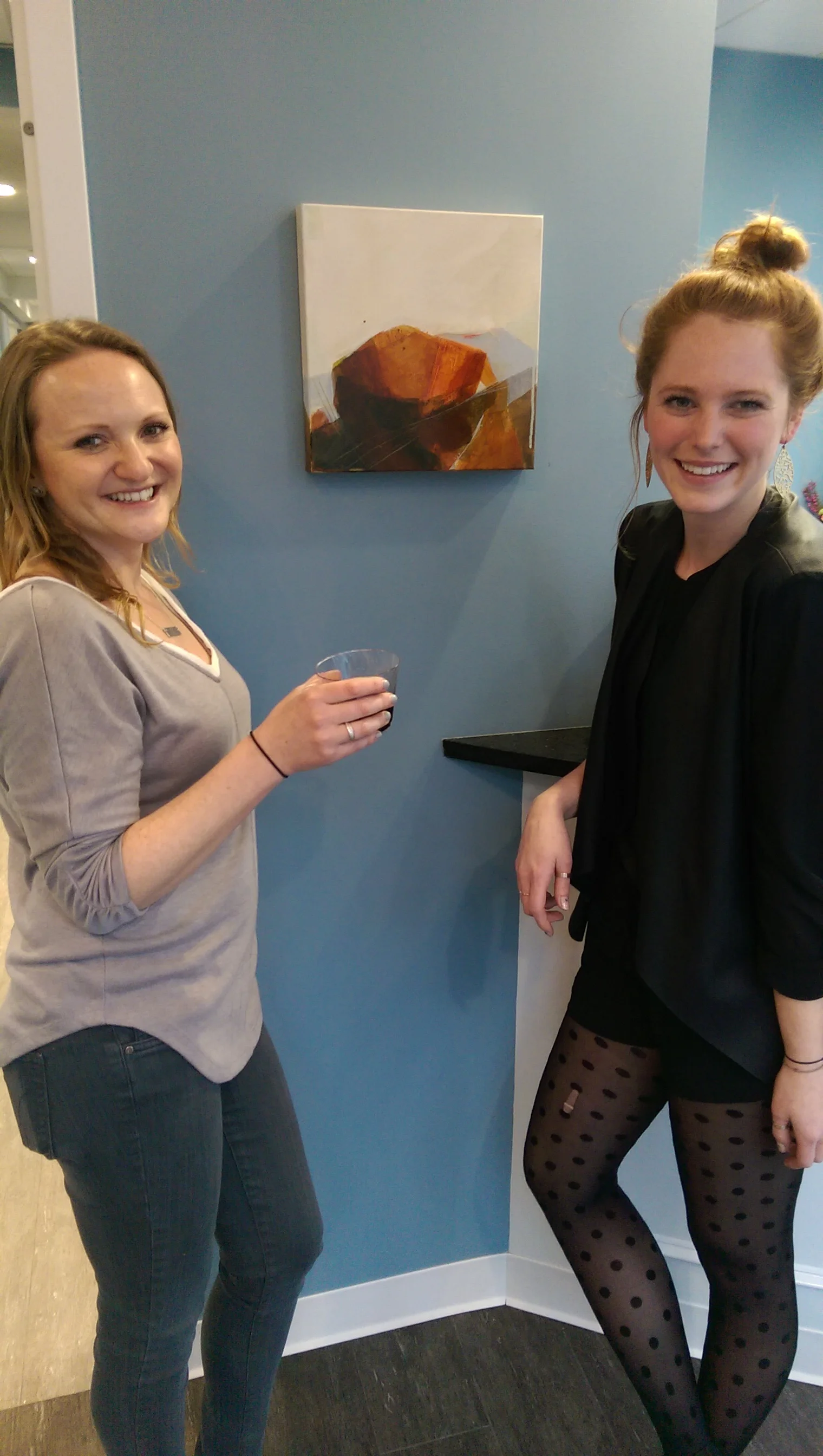 dr. valerie martins and artist morgan dyer