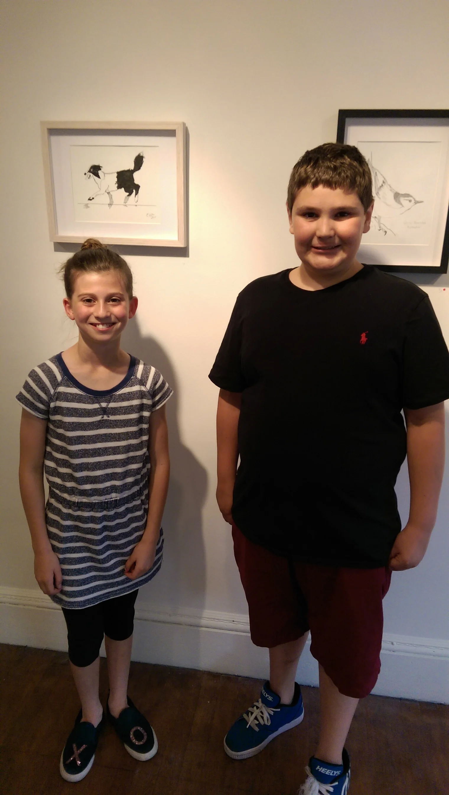 artists elsa gambale and joshua thissell at 222 cabot gallery
