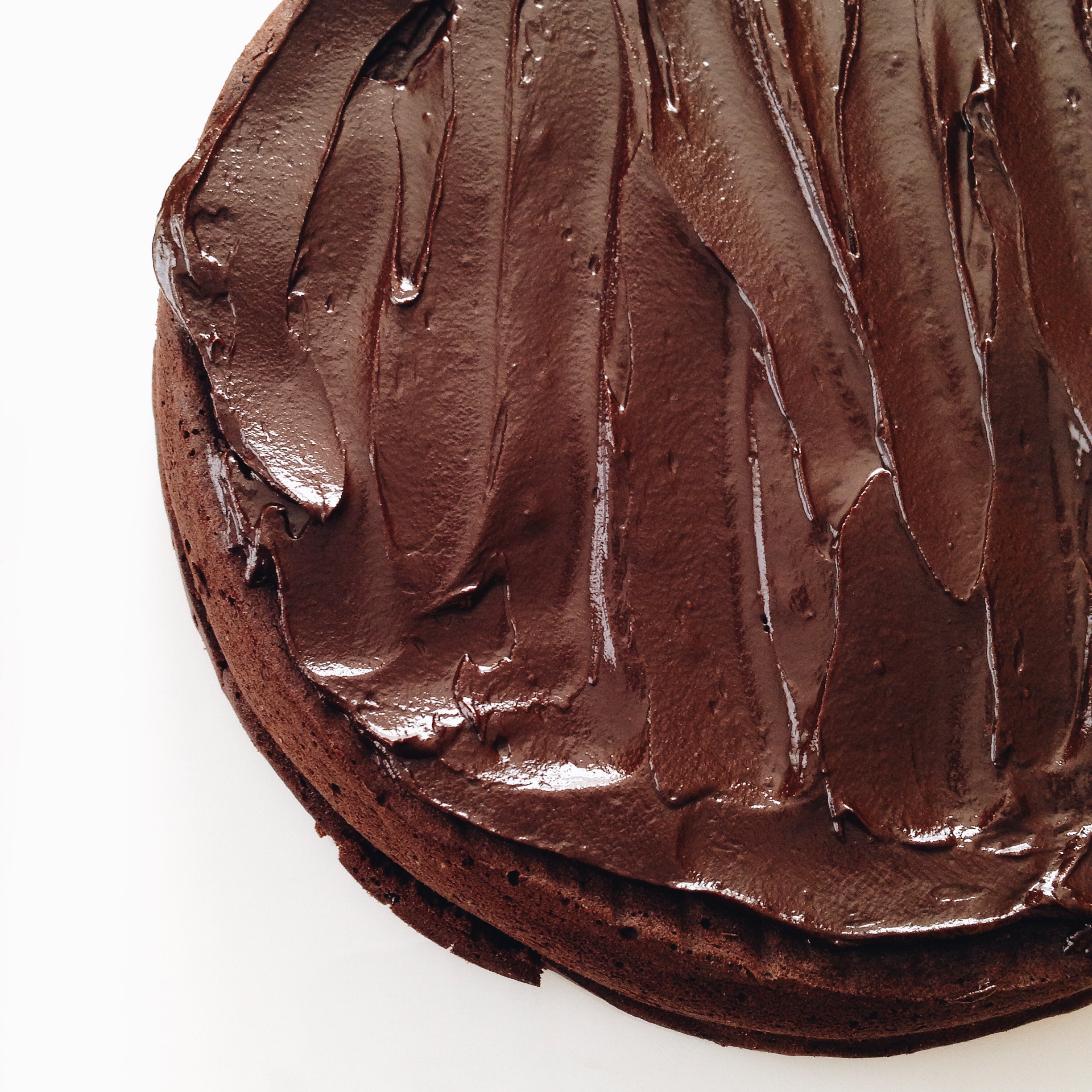 flourless chocolate rum cake.