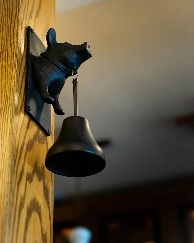 If there is a better sound than that of a bell letting you know dinner is ready, we can't say we&rsquo;ve ever heard it.

Can't wait to have you all in again.