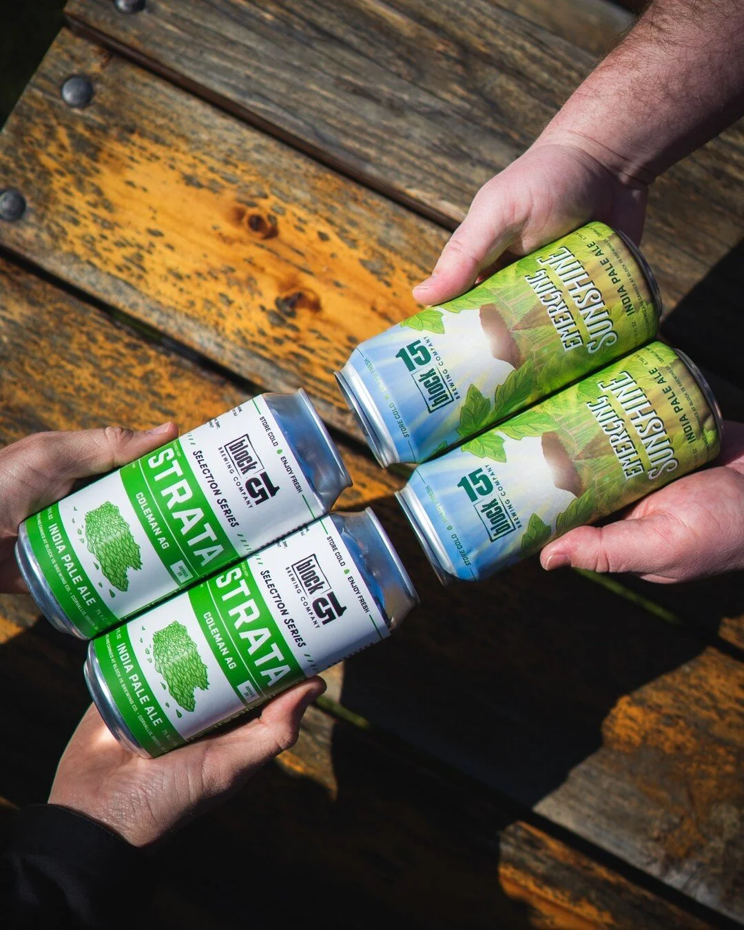 Two vibrant, hop-forward IPAs releasing this Saturday on draft and in cans at both locations: Emerging Sunshine and Selection Series, Strata!

Crisp, refreshing, and bursting with citrus, mango, and floral hop notes, Emerging Sunshine is inspired by 