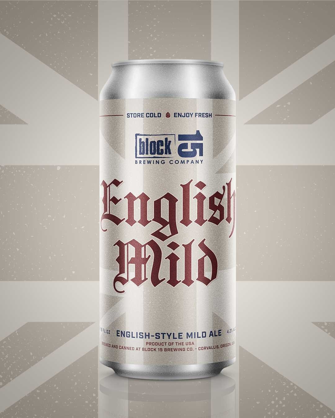 RELEASING THIS FRIDAY: ENGLISH MILD

Brewed with Maris Otter and a duo of specialty British malts, English Mild proudly represents this traditional style, pouring an amber-brown color while presenting generous notes of caramel, toast, and toffee. Wit