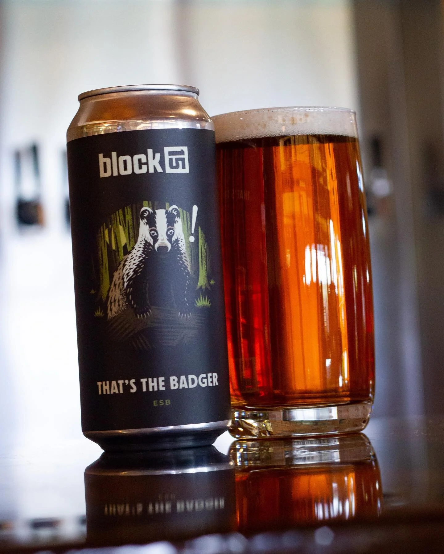 ❗👀 That&rsquo;s it! That&rsquo;s the badger! We hope you're as excited as this badger that our ESB is here once again! You can get your hands (or paws) on this 5.4% strong bitter starting today.

True to the tradition of English pub beers, this clas