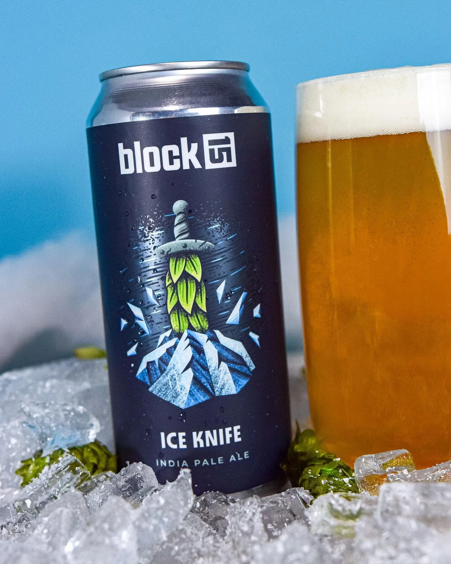 🧊🔪 Ice Knife is back! Didn't get a chance to try this earlier this year? Now's your chance! Find it at your favorite beer bar or bottle shop around the PNW starting today, and in Corvallis this Friday.

Named as a reference to cutting-edge hop tech