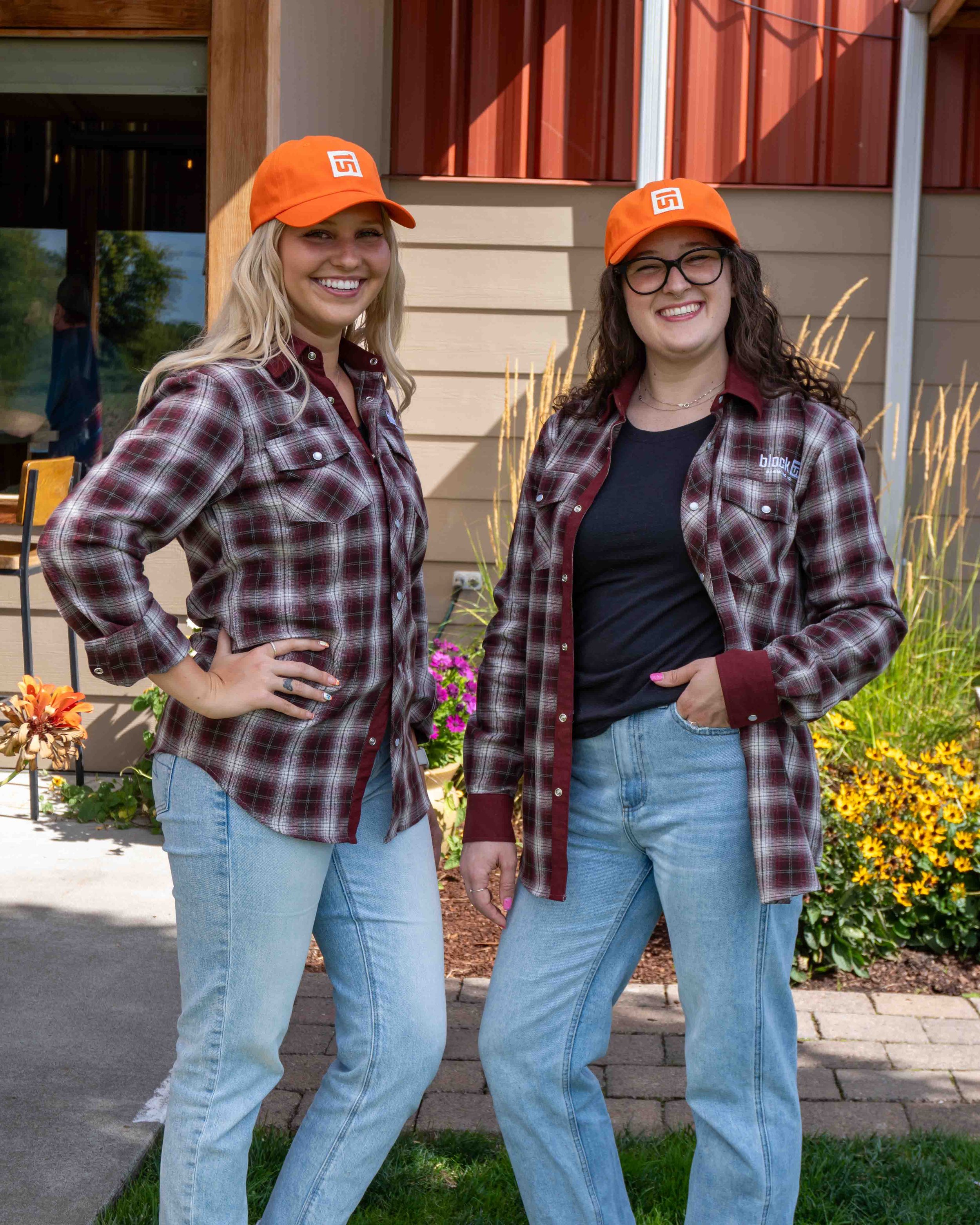 B15 Red Plaid Flannel